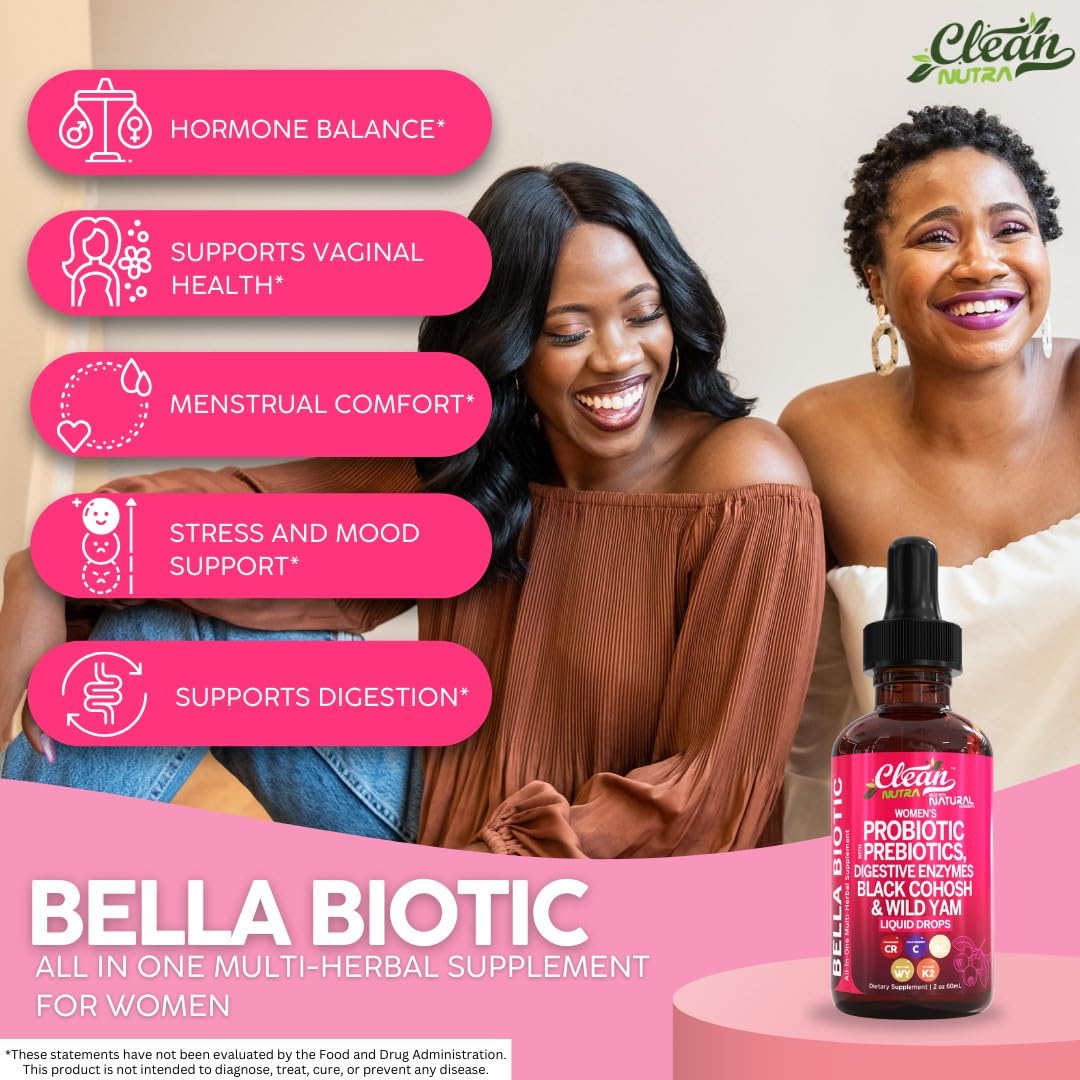 Foto 4 pulgar | Probióticos Líquidos Supplement Clean Nutra Bella Biotics Para Mujeres - Venta Internacional.