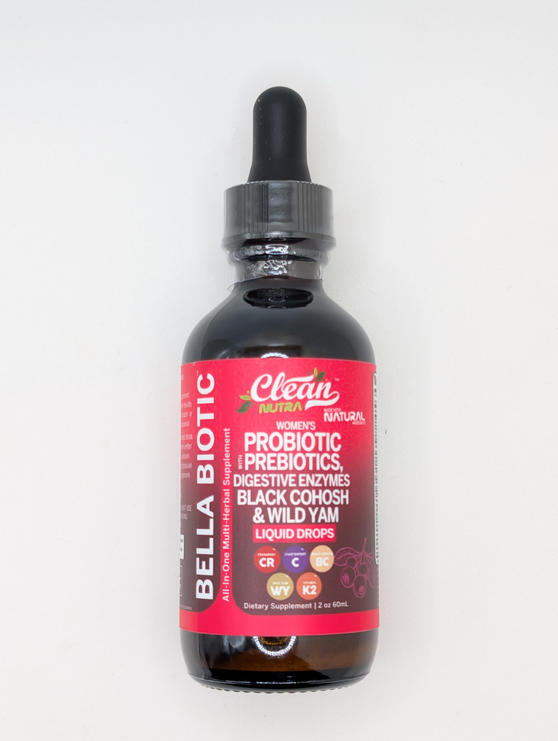 Foto 6 | Probióticos Líquidos Supplement Clean Nutra Bella Biotics Para Mujeres - Venta Internacional.