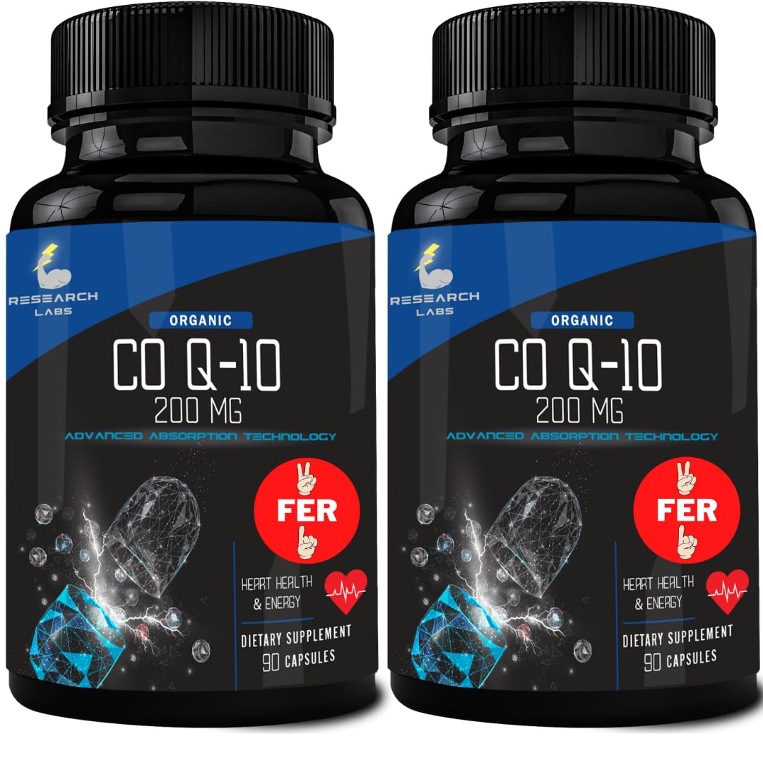 Foto 2 pulgar | Suplemento Research Labs Coq10 200 Mg Con Pimienta Negra 180 Cápsulas Blandas - Venta Internacional.