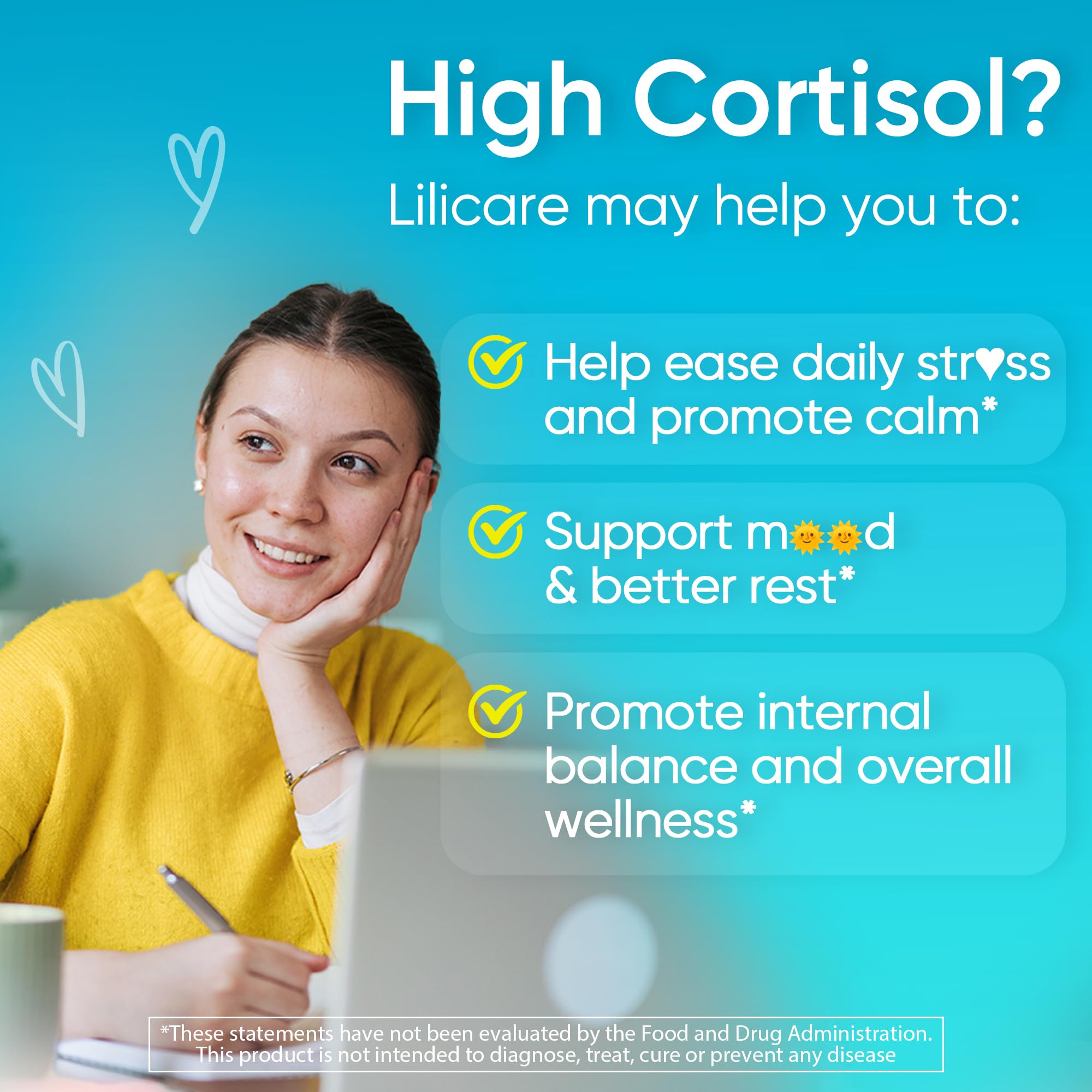 Foto 4 | Gominolas De Cortisol Lilicare Para Mujeres Y Hombres Con Magnesio  Paquete De 2 - Venta Internacional.