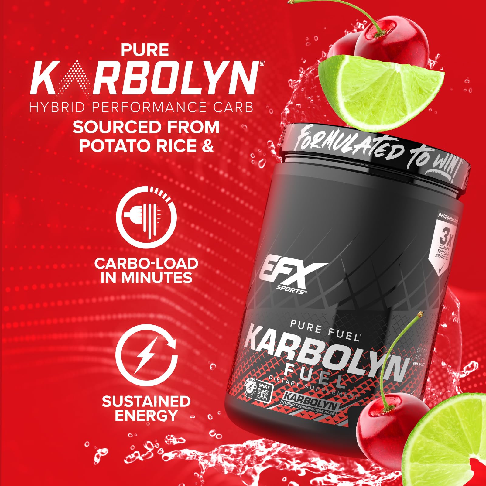 Foto 4 | Carbohidratos En Polvo Efx Sports Karbolyn Fuel 19 Porciones - Venta Internacional.