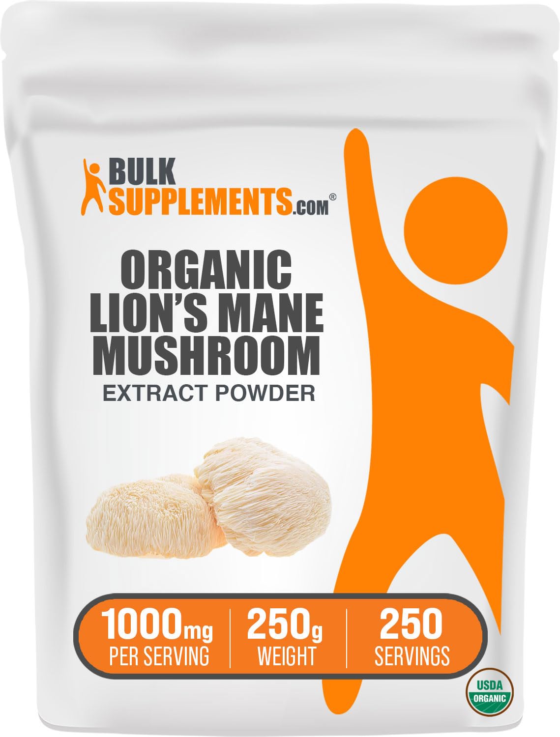 Foto 1 | Suplemento Bulksupplements.com Organic Lion's Mane 250 G - Venta Internacional.