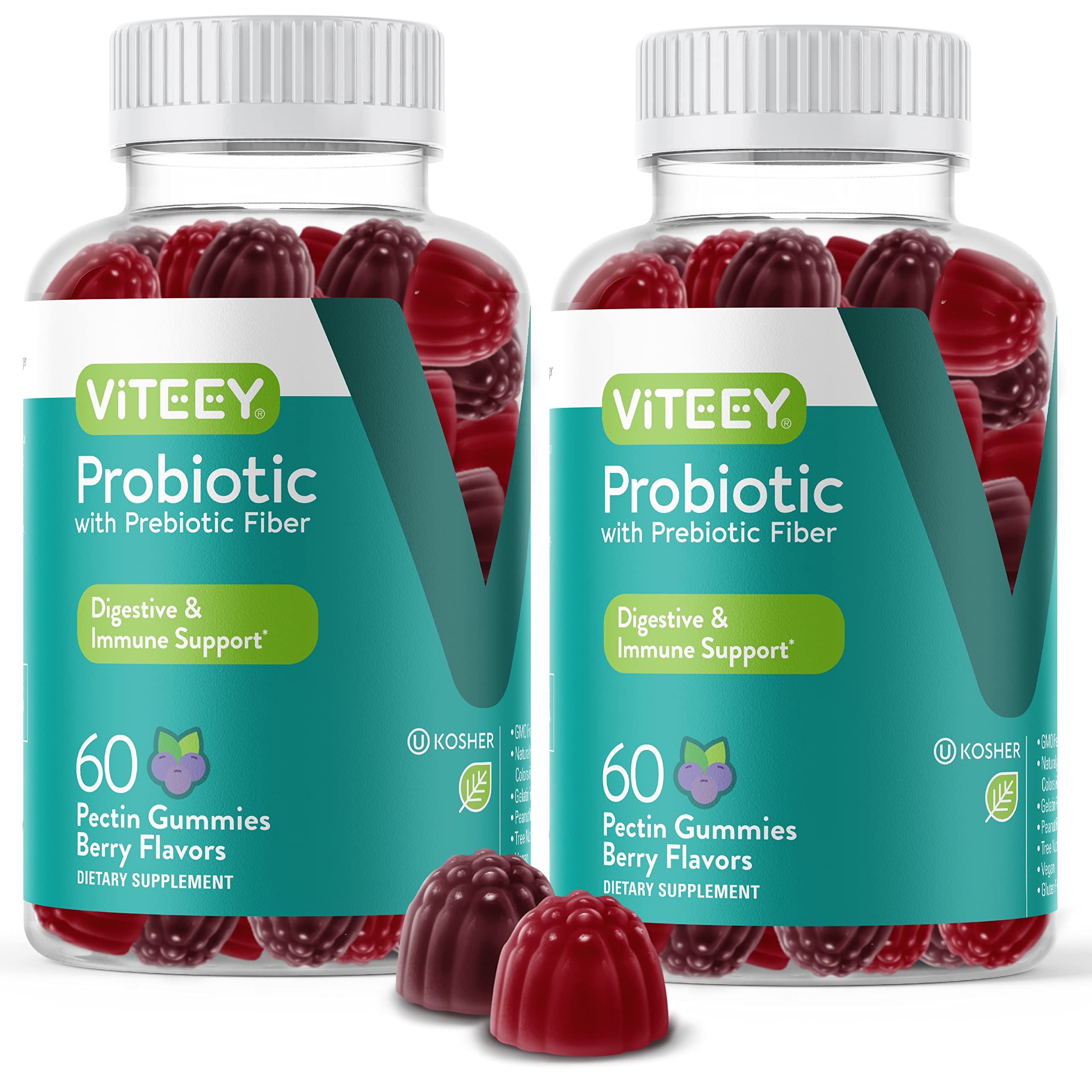Foto 1 | Gomitas Probióticas Vitey Extra Strength  2 Mil Millones De Ufc  120 Unidades - Venta Internacional.