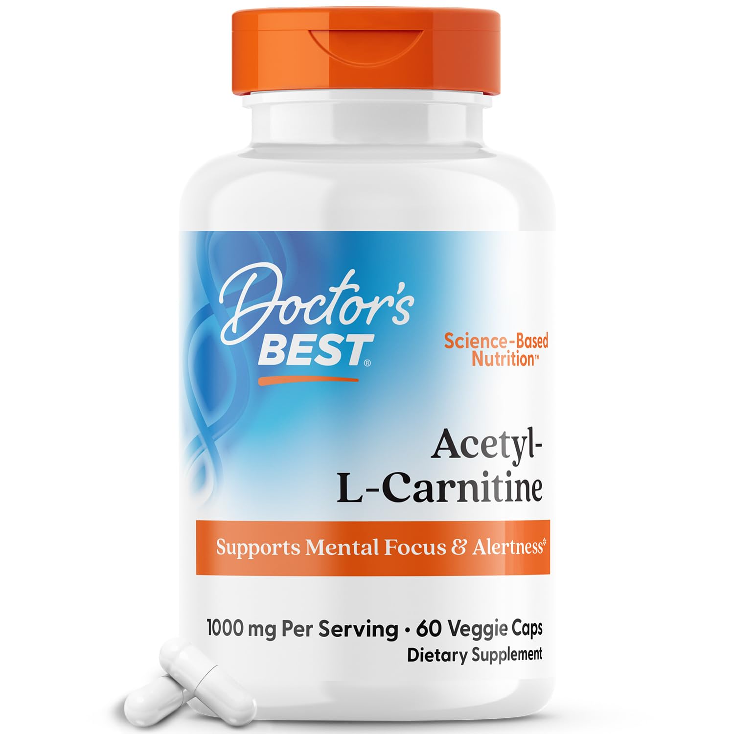 Foto 1 | 60 Cápsulas Vegetarianas De Acetil-l-carnitina Supplement Doctor's Best - Venta Internacional.