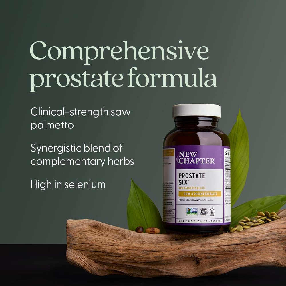 Foto 5 pulgar | Suplemento New Chapter Prostate 5lx Clinical Strength - Venta Internacional.