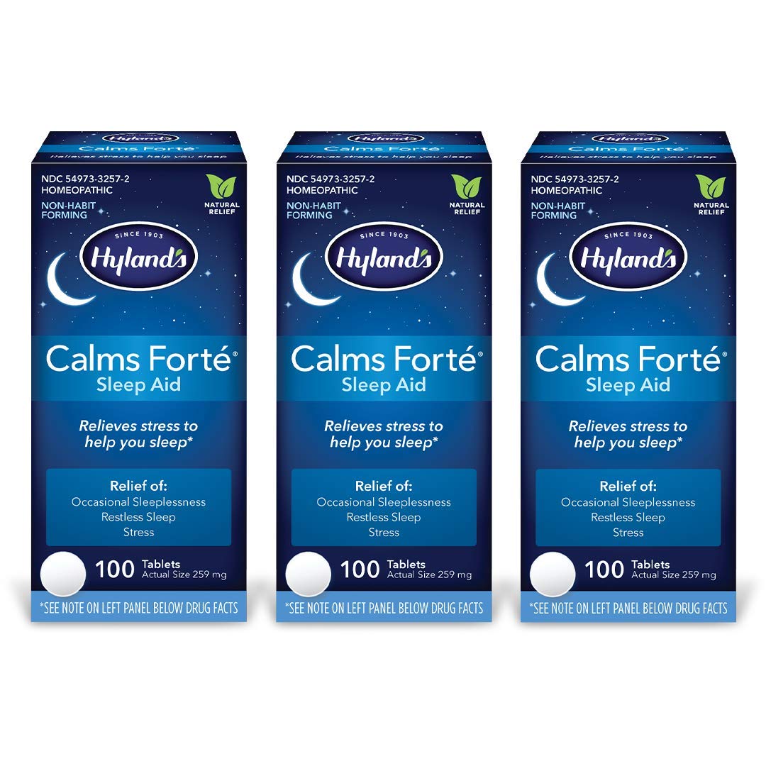 Foto 2 pulgar | Tabletas Para Dormir Hyland's Calms Forte' 100 Tabletas X 3 - Venta Internacional.