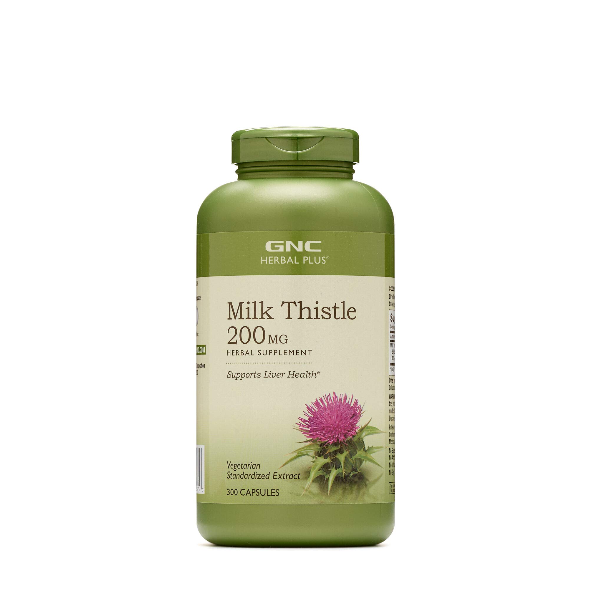 Foto 2 pulgar | Suplemento Gnc Herbal Plus Milk Thistle 200 Mg Para Hígado 100 - Venta Internacional.