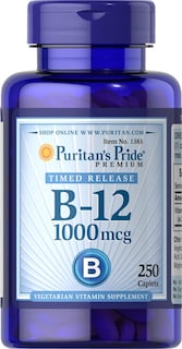 Foto 1 | Suplemento Puritan's Pride De Vitamina B-12 1000 Mcg 250 Cápsulas - Venta Internacional.