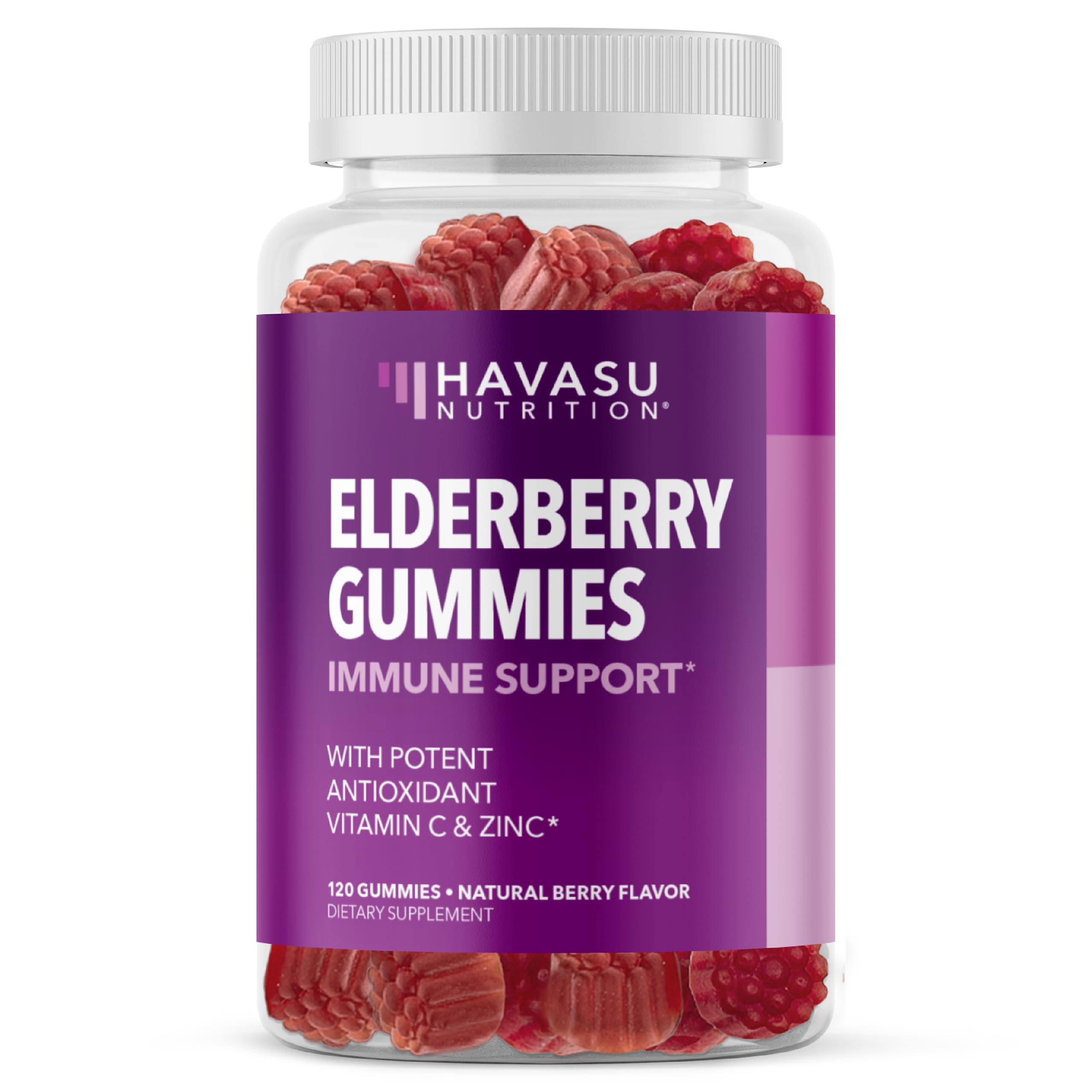 Foto 2 pulgar | Gomitas De Saúco Havasu Nutrition  120 Unidades  Para Adultos - Venta Internacional.