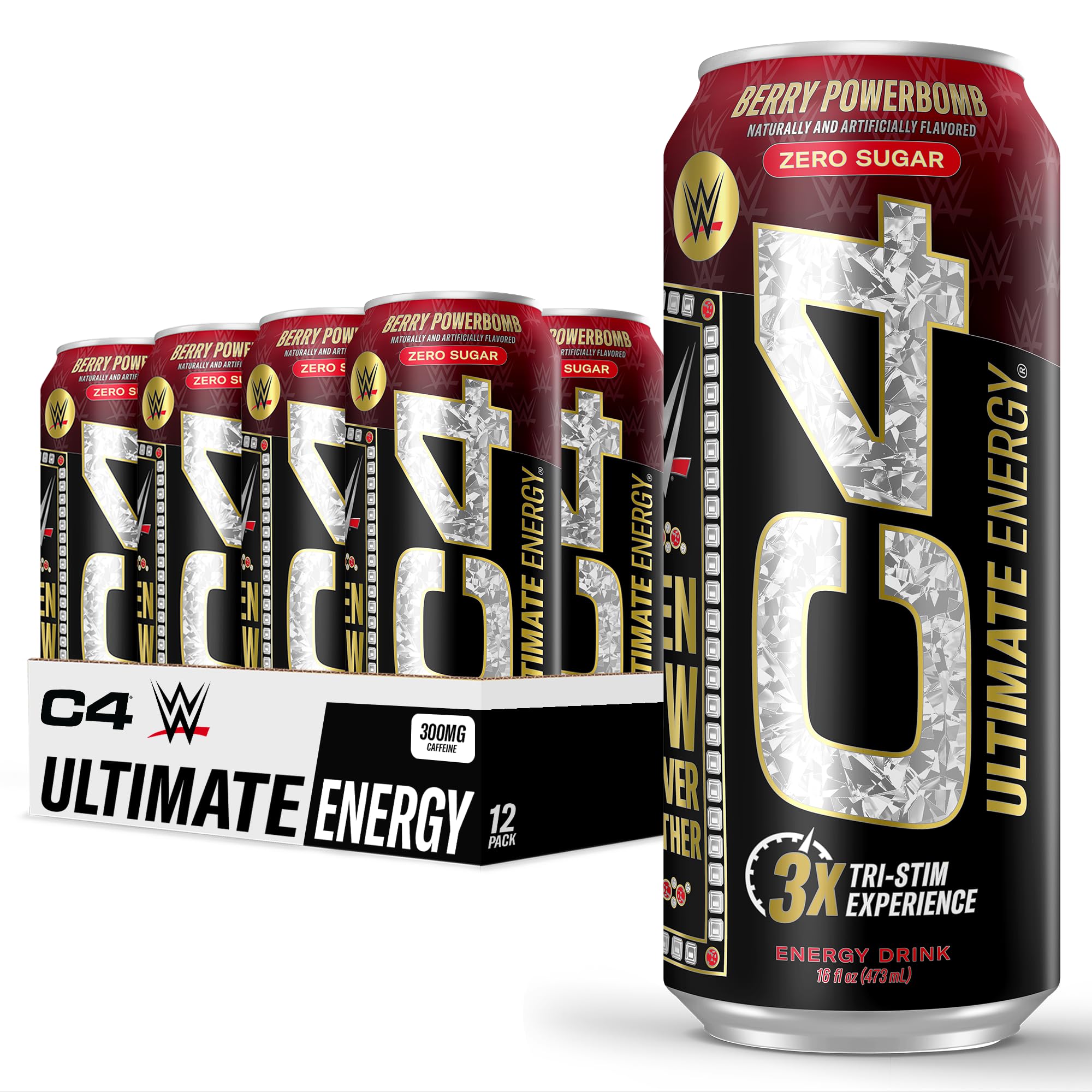 Foto 2 pulgar | Bebida Energética Cellucor C4 Ultimate X Wwe Sin Azúcar 473 Ml X12 - Venta Internacional.
