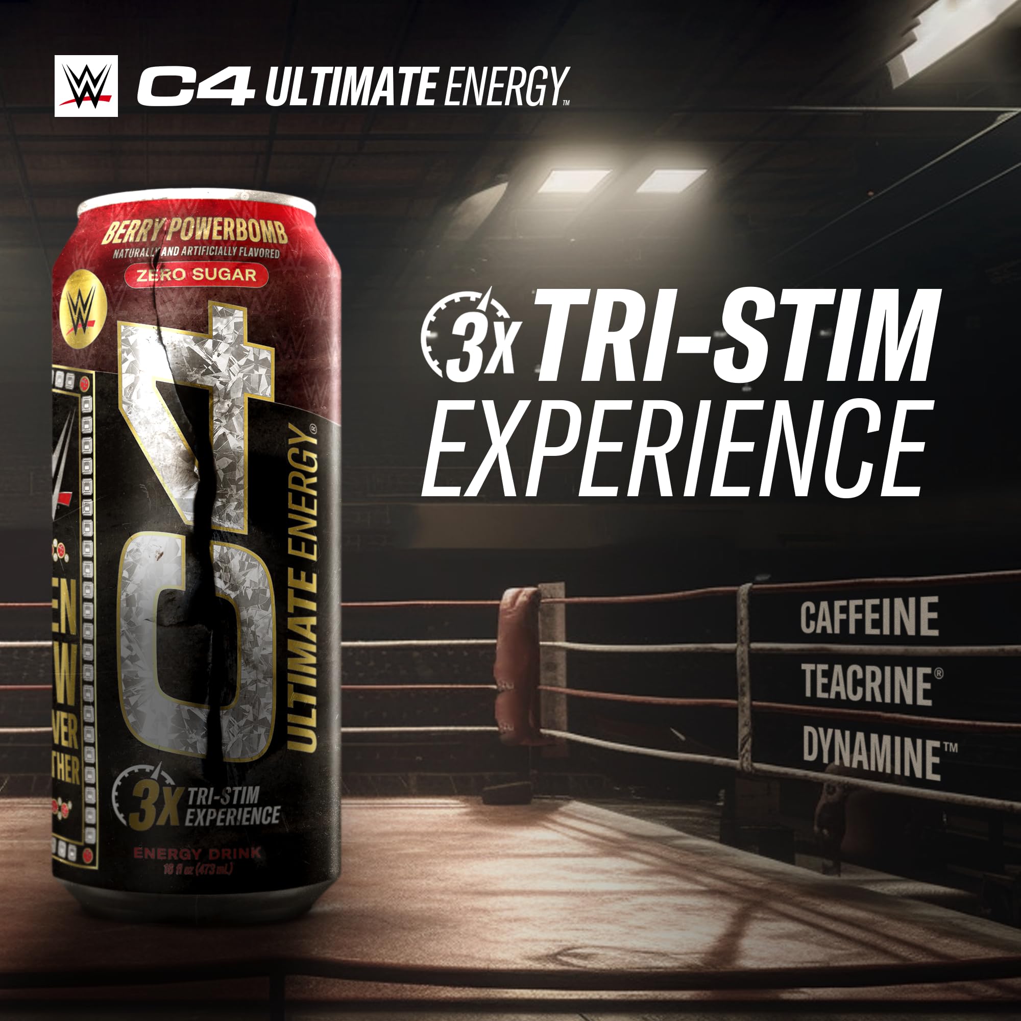Foto 6 pulgar | Bebida Energética Cellucor C4 Ultimate X Wwe Sin Azúcar 473 Ml X12 - Venta Internacional.