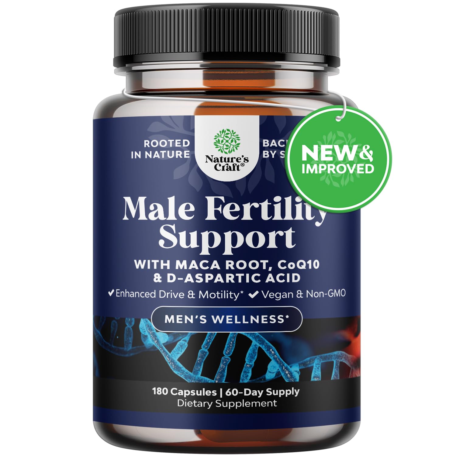 Foto 2 pulgar | Suplemento Natures Craft Para La Fertilidad Masculina Antes De La Concepción Durante 2 Meses - Venta Internacional.
