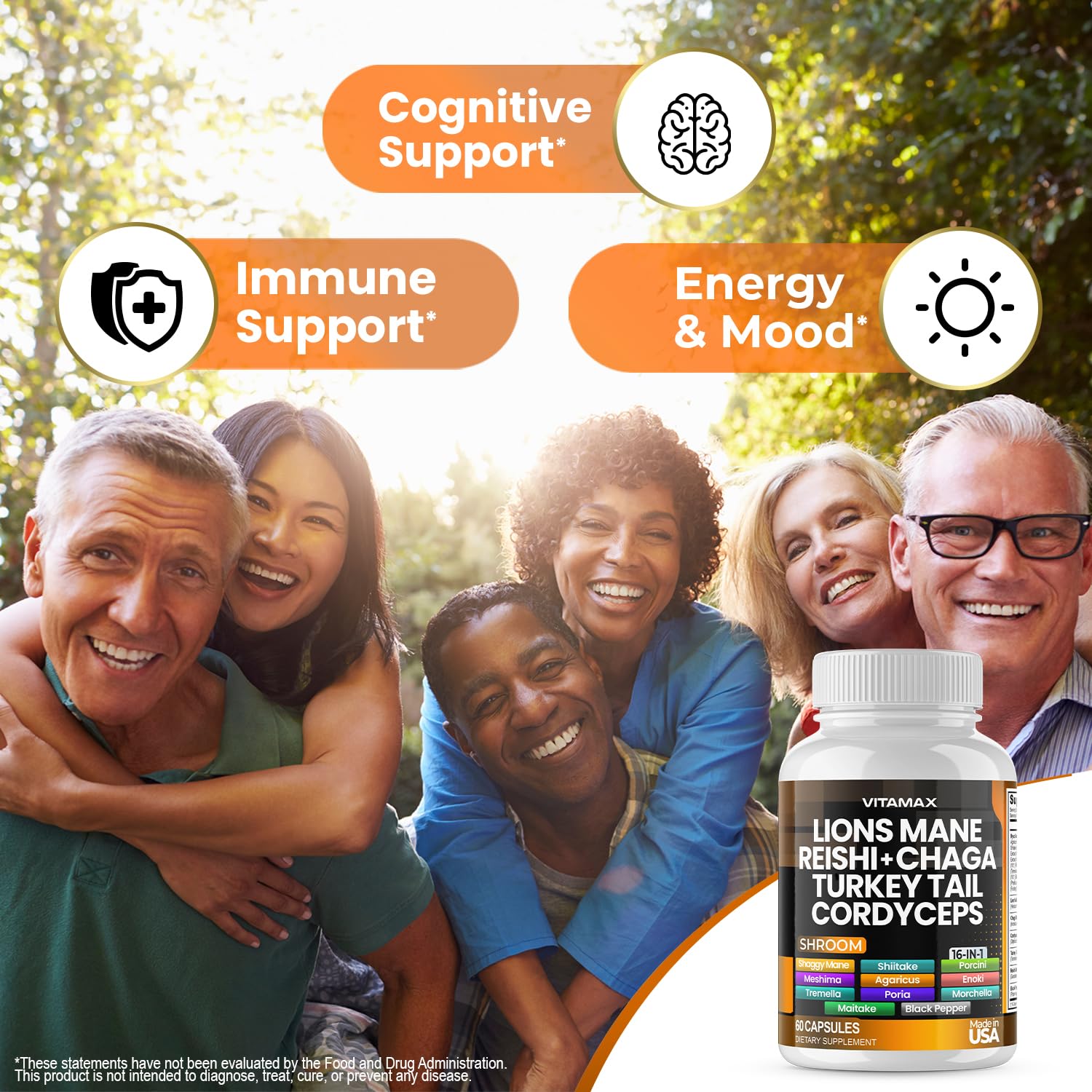 Foto 3 | Suplemento Vitamax Mycoboost Focus & Energy Con Hongos - Venta Internacional.