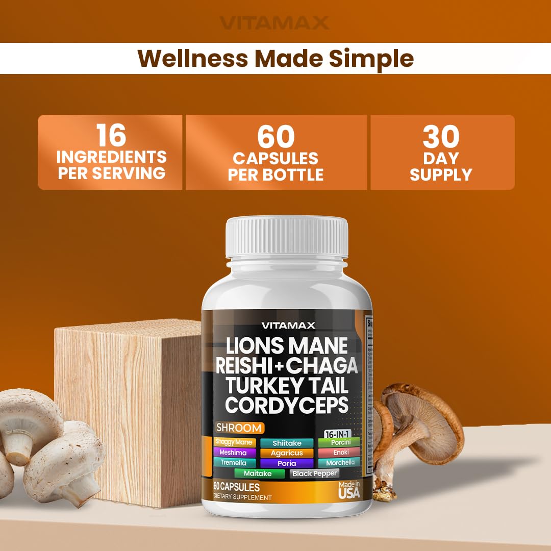 Foto 5 pulgar | Suplemento Vitamax Mycoboost Focus & Energy Con Hongos - Venta Internacional.