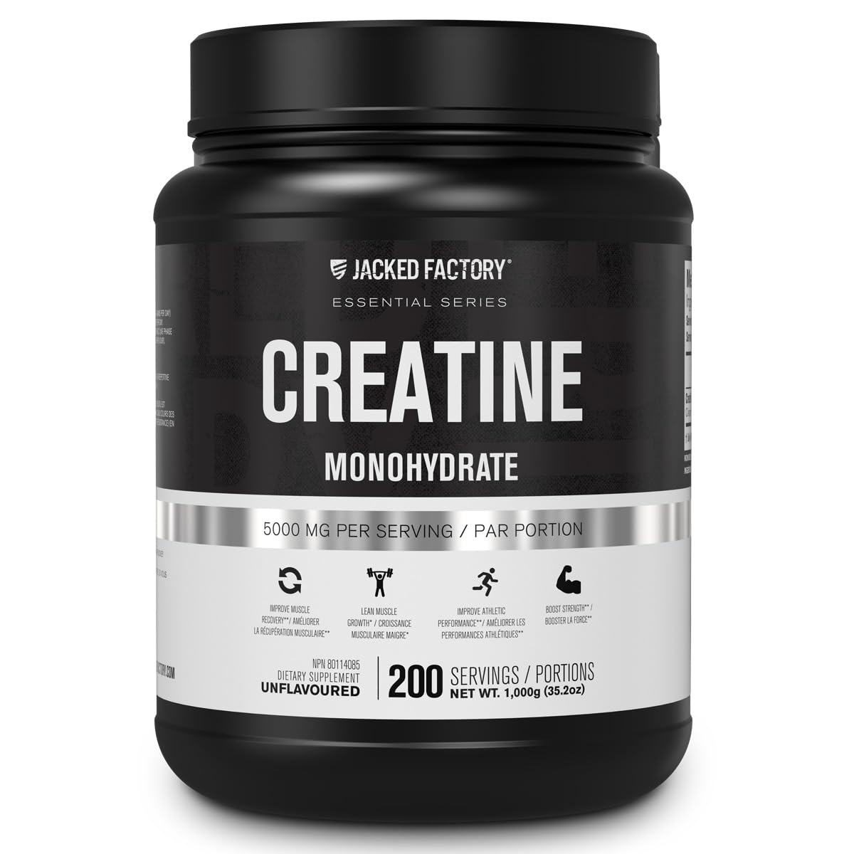 Foto 2 pulgar | Suplemento De Creatina Jacked Factory Monohydrate 1000 G - Venta Internacional.