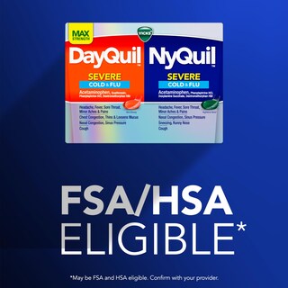 Foto 7 | Medicamentos Para El Resfriado Y La Gripe Vicks Dayquil Y Nyquil Severe 48 Liquicaps - Venta Internacional.