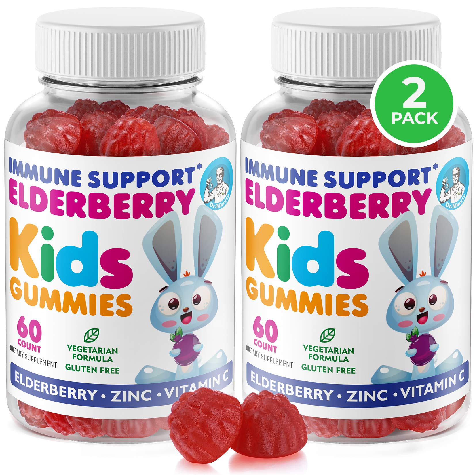 Foto 1 | Gomitas De Saúco Dr. Moritz Para Niños Y Adultos (paquete De 2) - Venta Internacional.