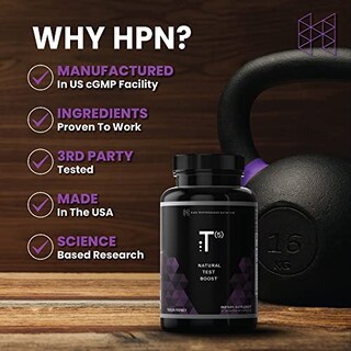 Foto 5 | Potenciador De Optimización De Testosterona Hpn T (5) 81 Cápsulas - Venta Internacional.