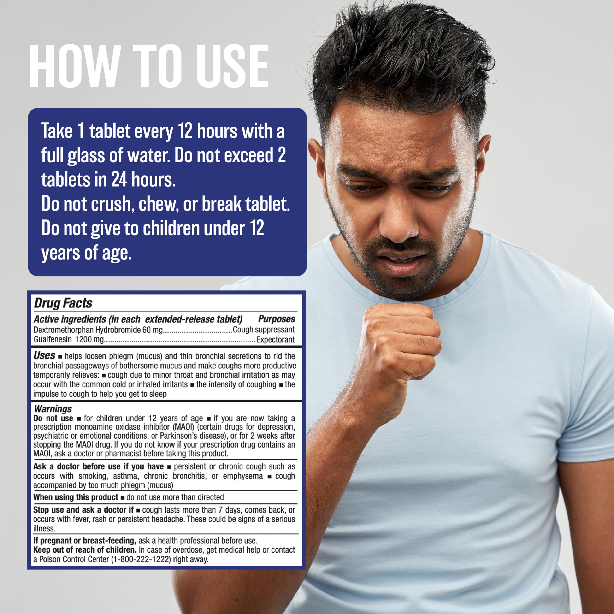 Foto 5 | Tabletas Welmate Maximum Strength Mucus Relief Dm 1200 Mg - Venta Internacional.
