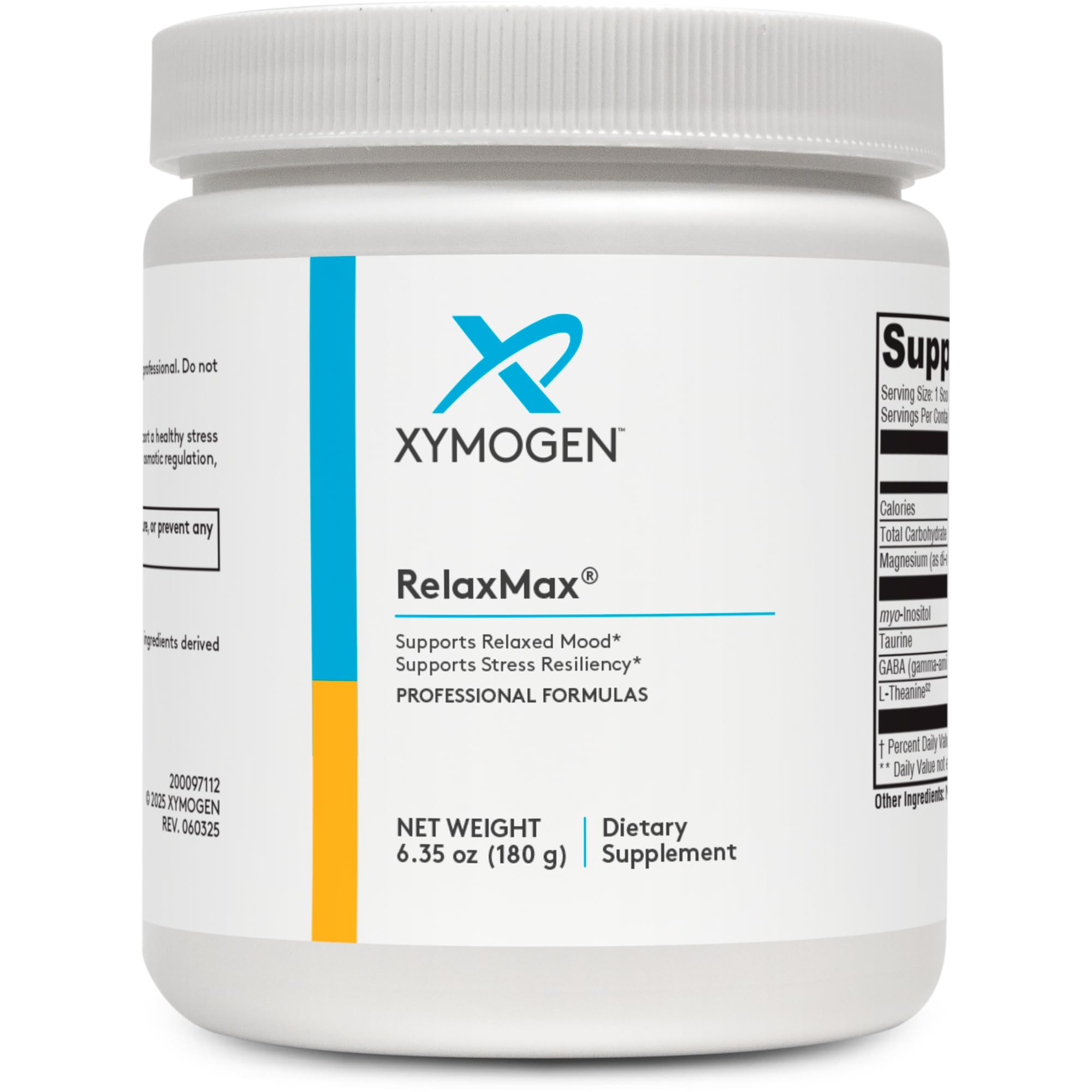 Foto 1 | Suplemento Xymogen Relaxmax Drink Mix Con Taurina Y Magnesio 180 Ml - Venta Internacional.