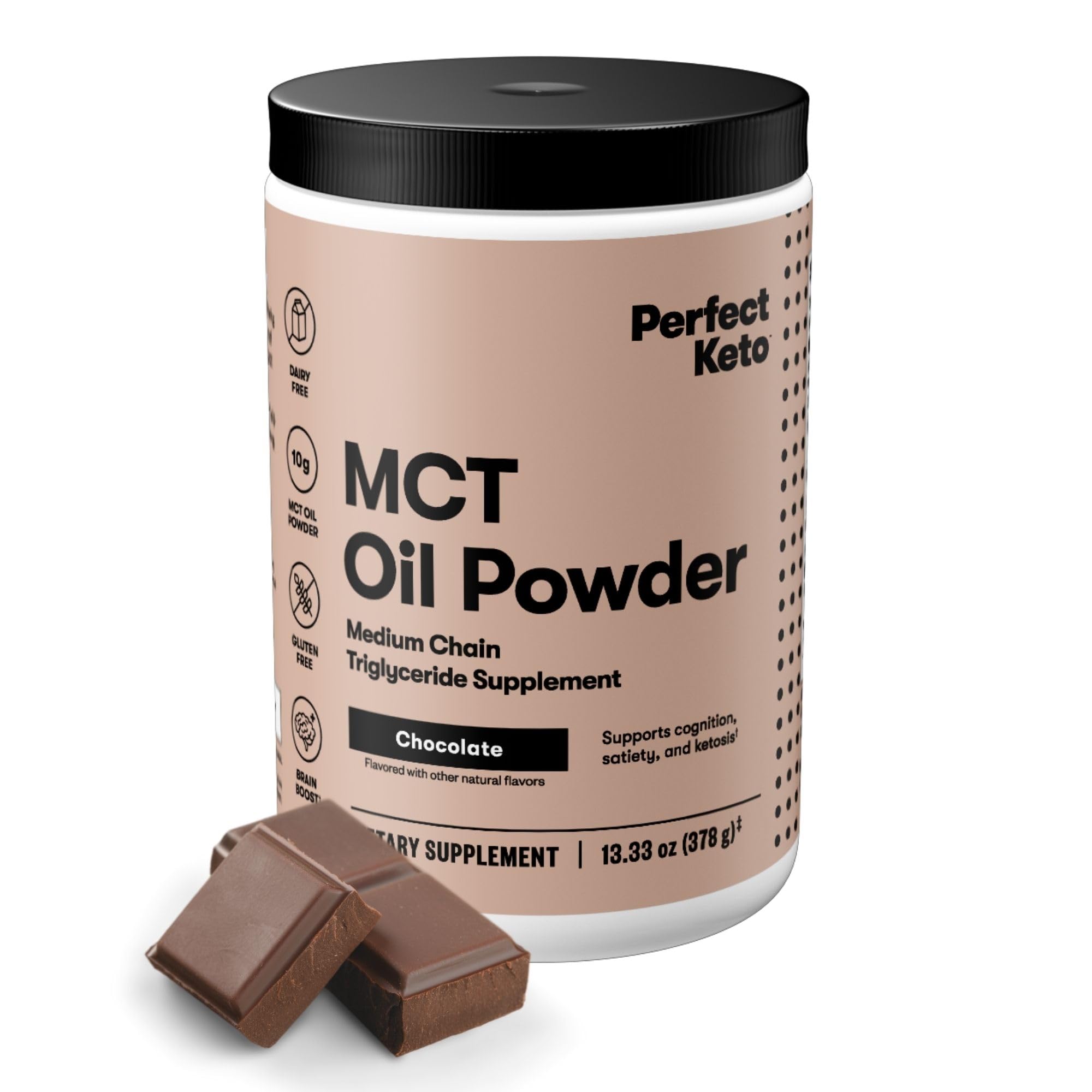 Foto 1 | Aceite Mct En Polvo Perfect Keto  7 G  Triglicéridos De Cadena Media - Venta Internacional.