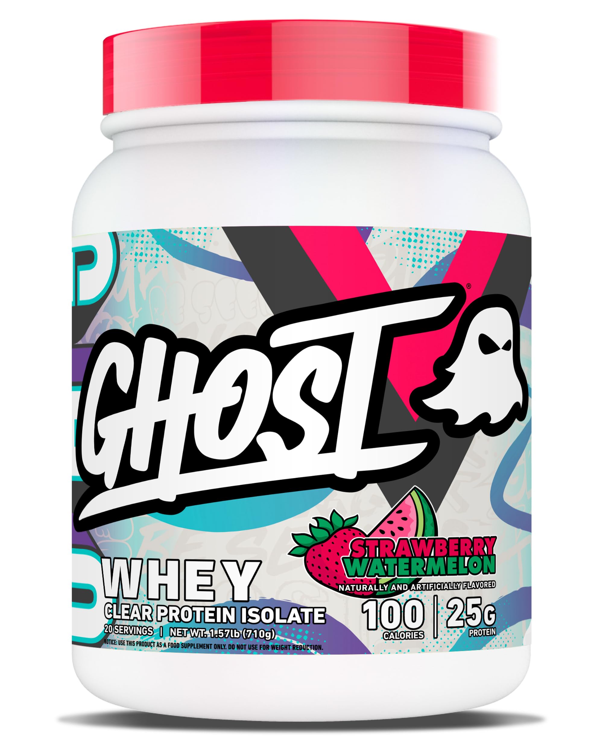 Foto 2 pulgar | Proteína En Polvo Ghost Clear Whey Isolate Fresa 700g - Venta Internacional.