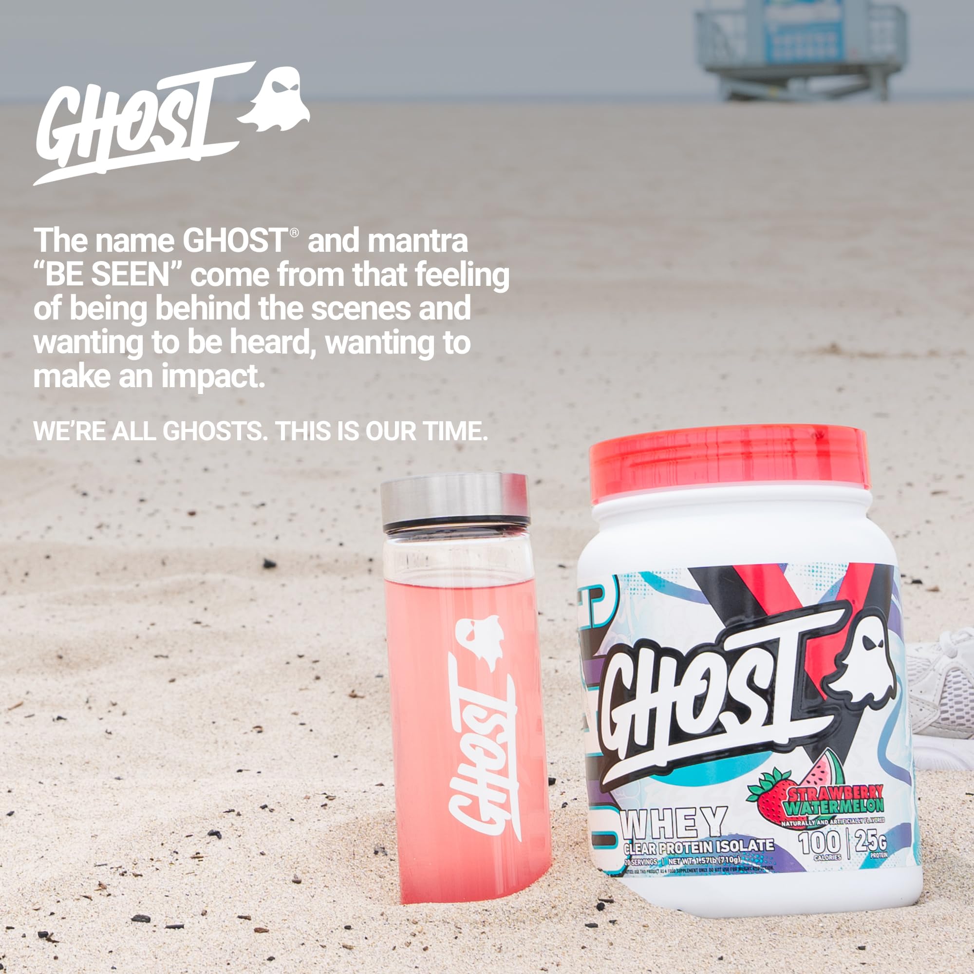 Foto 6 | Proteína En Polvo Ghost Clear Whey Isolate Fresa 700g - Venta Internacional.