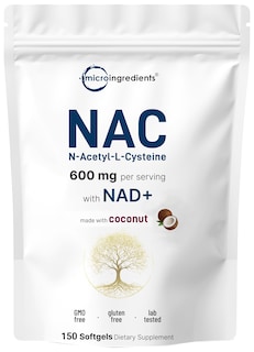 Foto 1 | Complemente Microingredientes Nac 600 Mg Con Nad+ 150 Cápsulas Blandas - Venta Internacional.