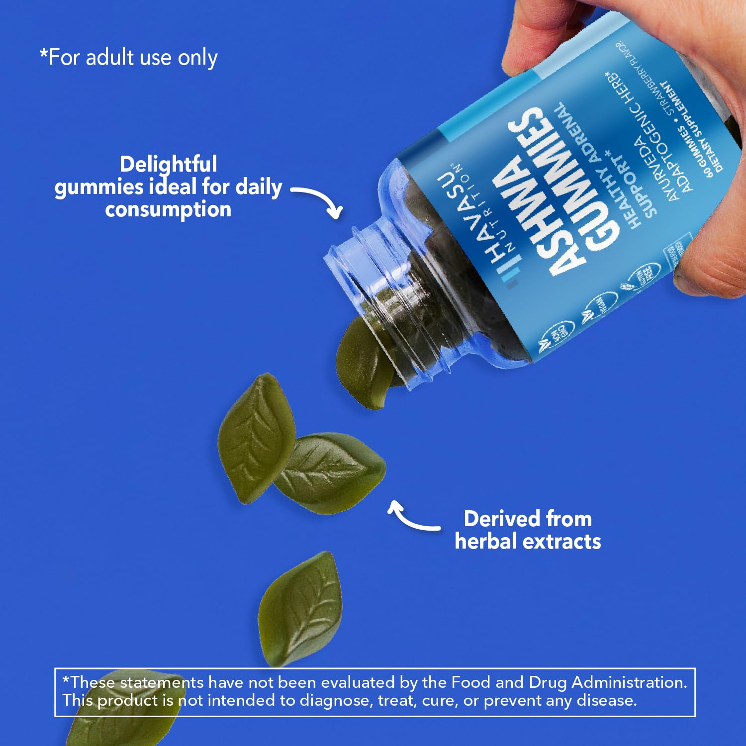 Foto 5 | Gomitas De Ashwagandha Supplement Havasu Nutrition  60 Unidades - Venta Internacional.