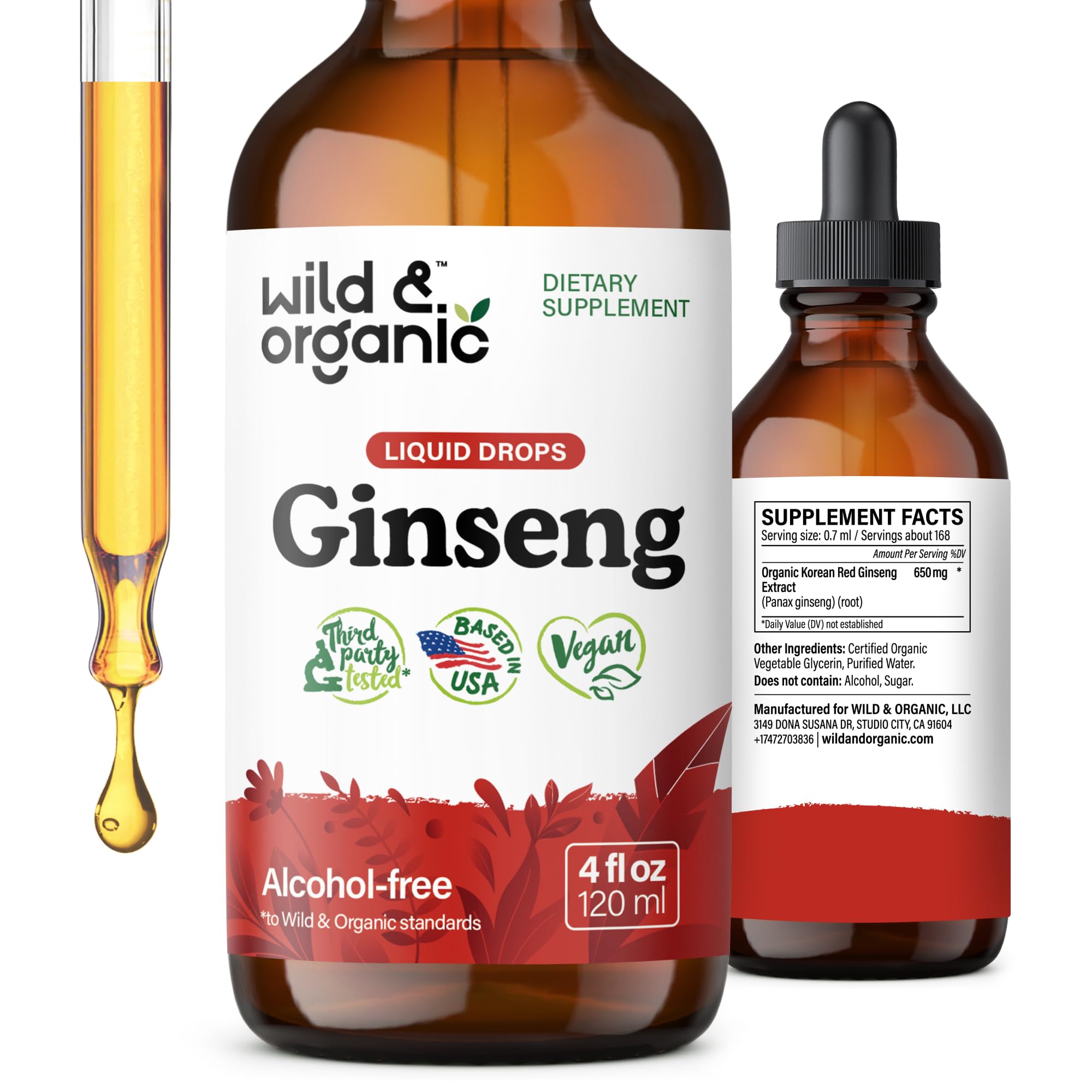 Foto 1 | Suplemento De Extracto De Panax Ginseng Coreano Salvaje Y Orgánico - Venta Internacional.