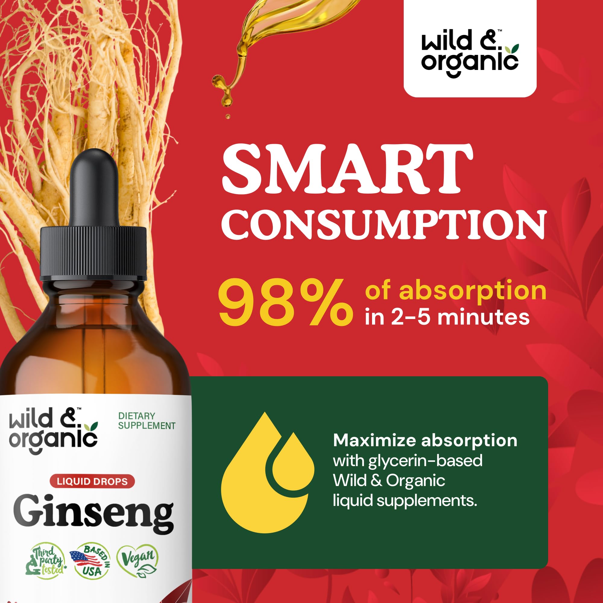 Foto 5 pulgar | Suplemento De Extracto De Panax Ginseng Coreano Salvaje Y Orgánico - Venta Internacional.