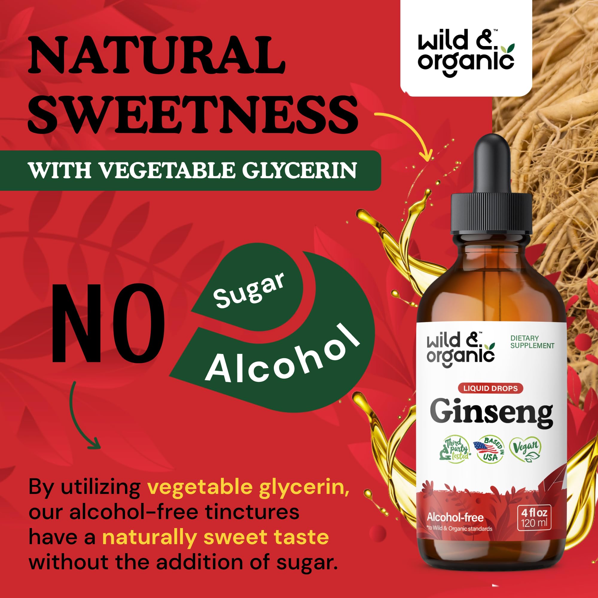 Foto 6 | Suplemento De Extracto De Panax Ginseng Coreano Salvaje Y Orgánico - Venta Internacional.