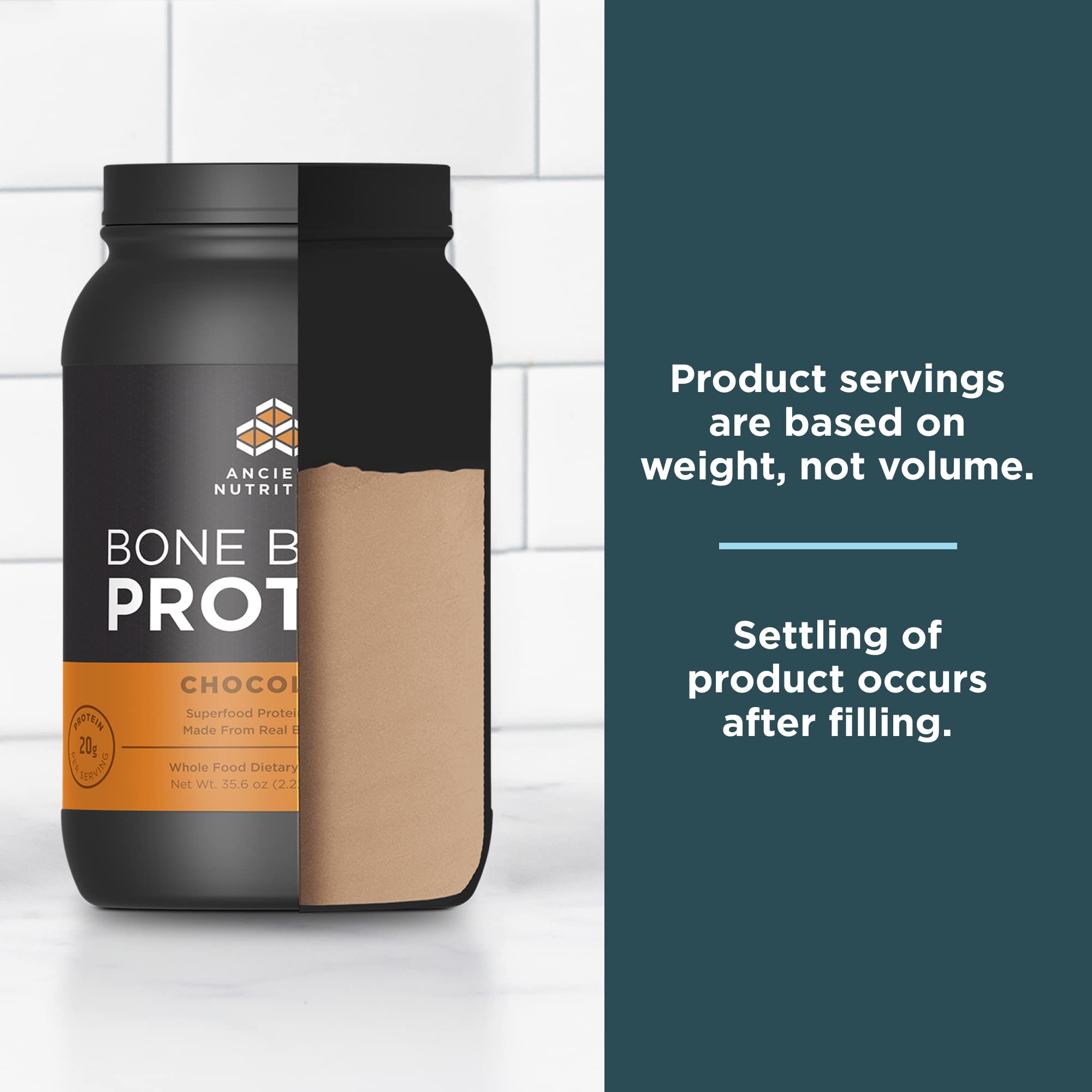 Foto 6 | Proteína En Polvo Ancient Nutrition Chocolate 40 Porciones - Venta Internacional.