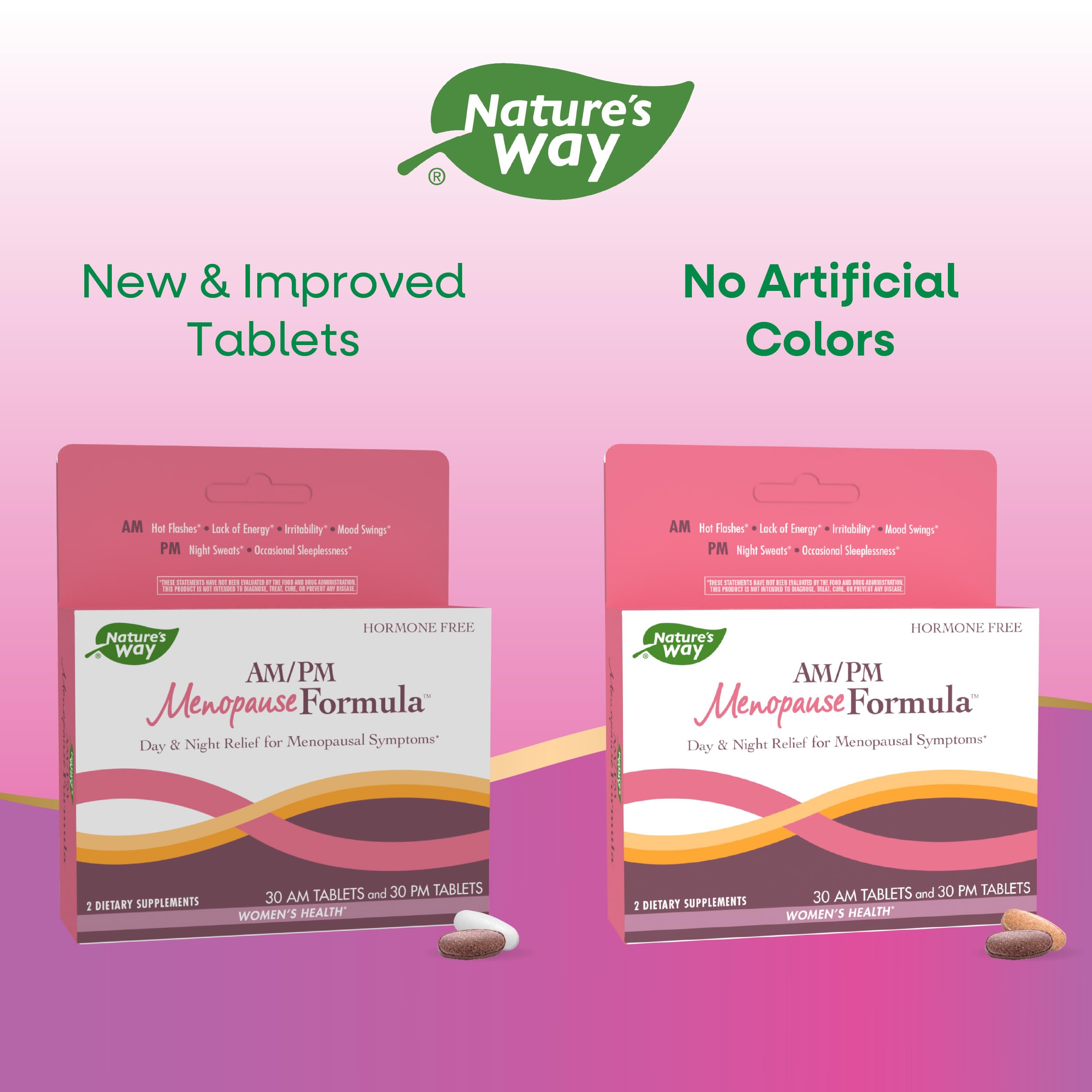 Foto 3 pulgar | Suplemento Nature's Way Am/pm Menopause Relief 60 Comprimidos - Venta Internacional.
