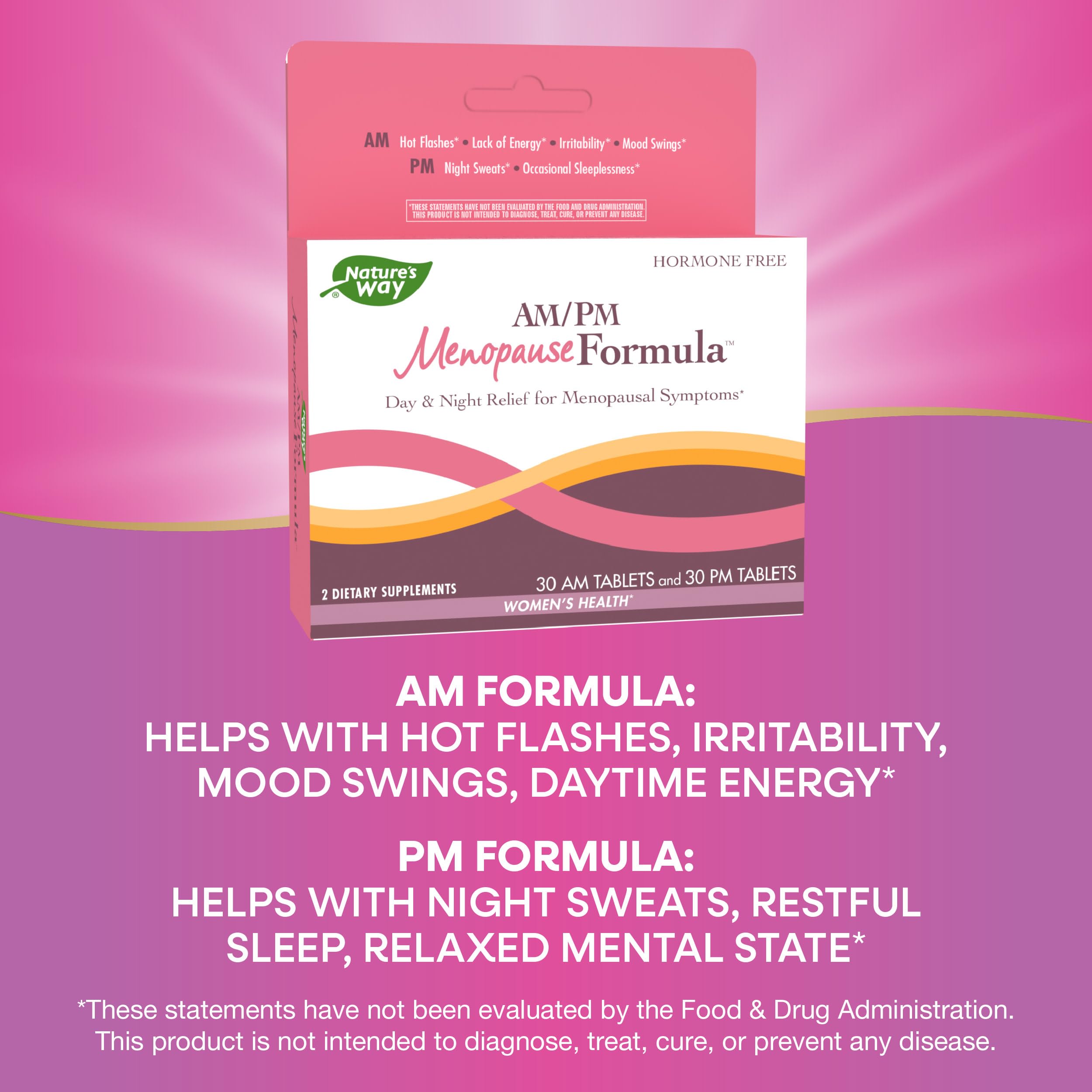 Foto 5 pulgar | Suplemento Nature's Way Am/pm Menopause Relief 60 Comprimidos - Venta Internacional.