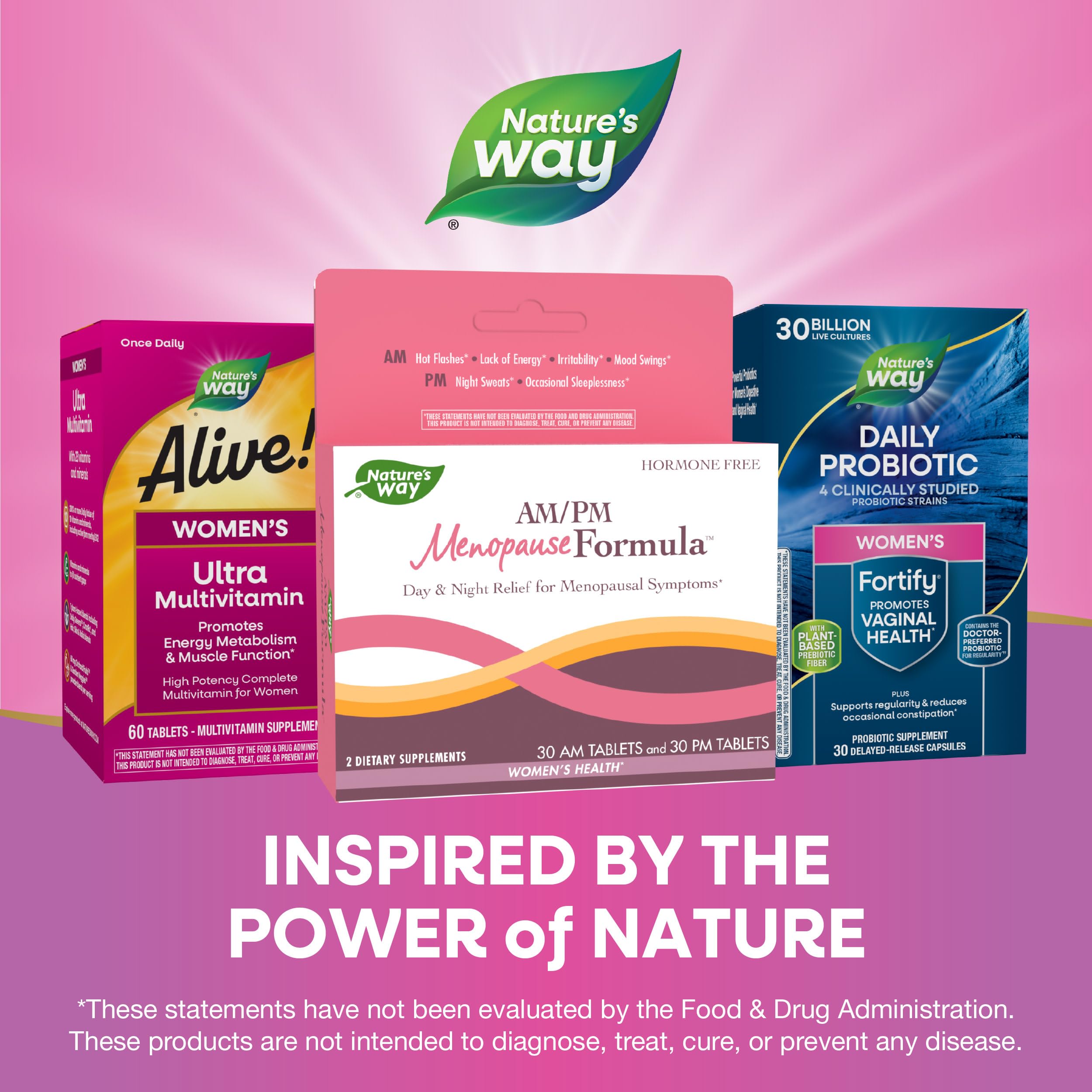 Foto 7 pulgar | Suplemento Nature's Way Am/pm Menopause Relief 60 Comprimidos - Venta Internacional.