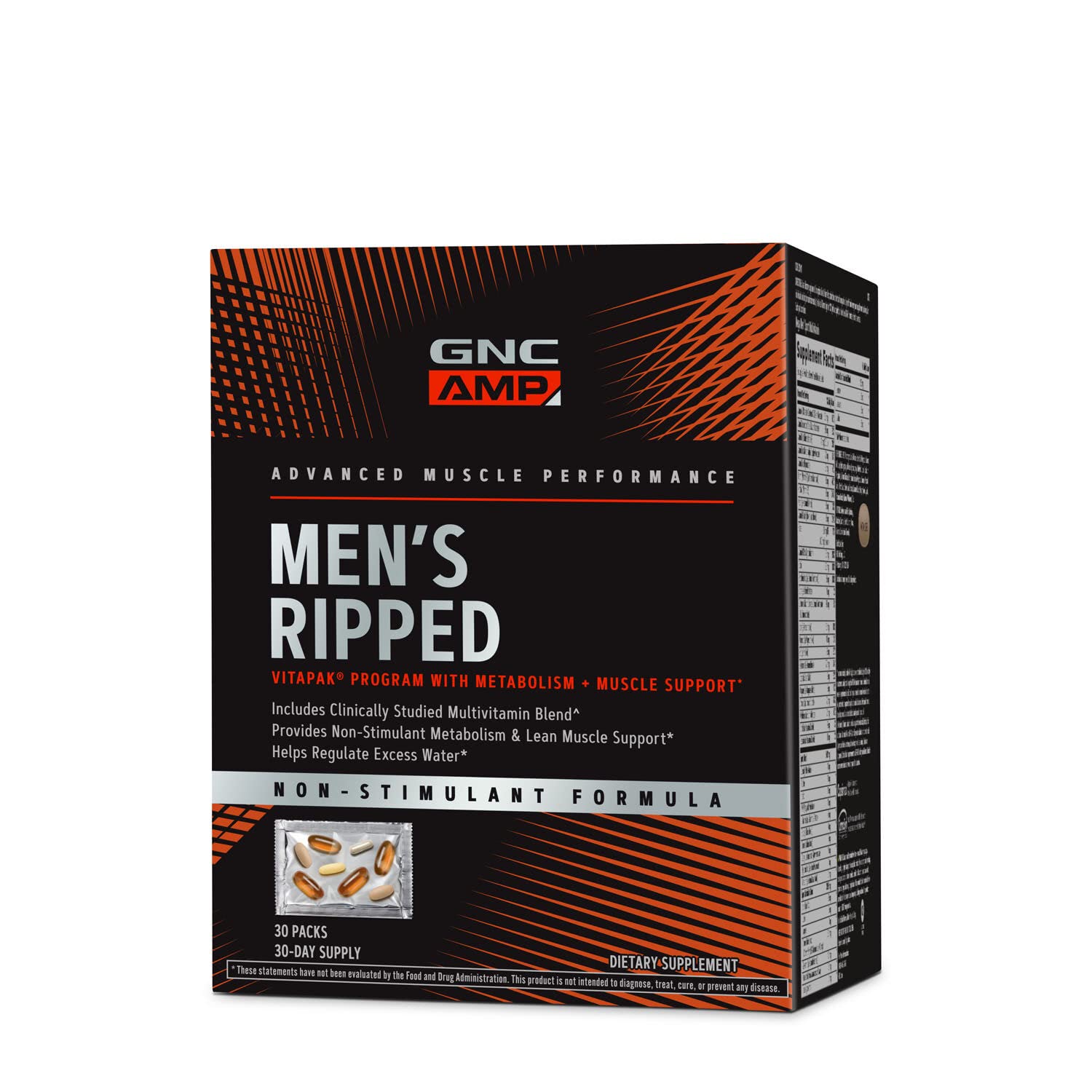 Foto 2 pulgar | Suplemento Multivitamínico Gnc Men's Ripped Clínicamente Estudiado - Venta Internacional.