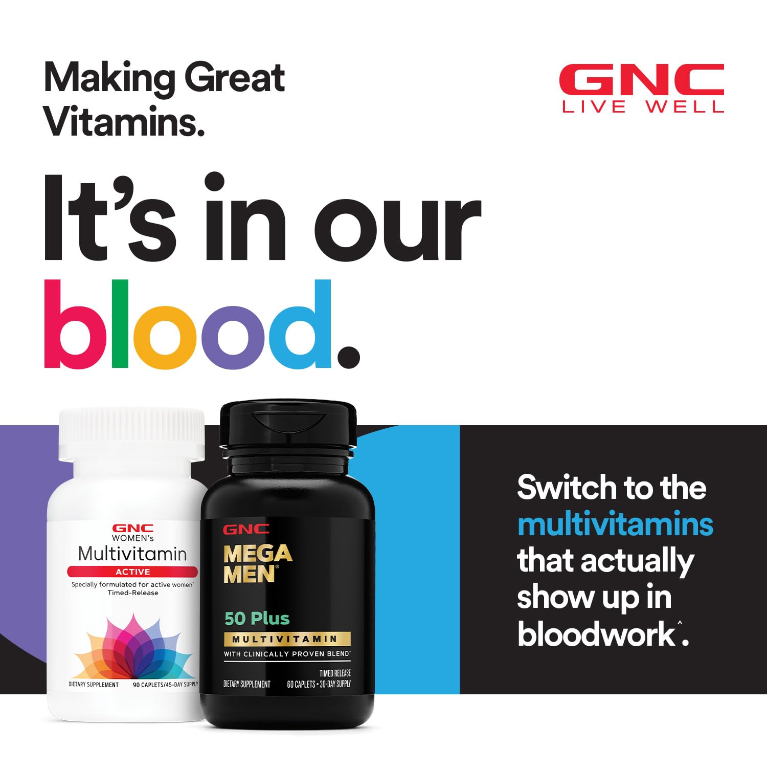 Foto 6 | Suplemento Multivitamínico Gnc Men's Ripped Clínicamente Estudiado - Venta Internacional.