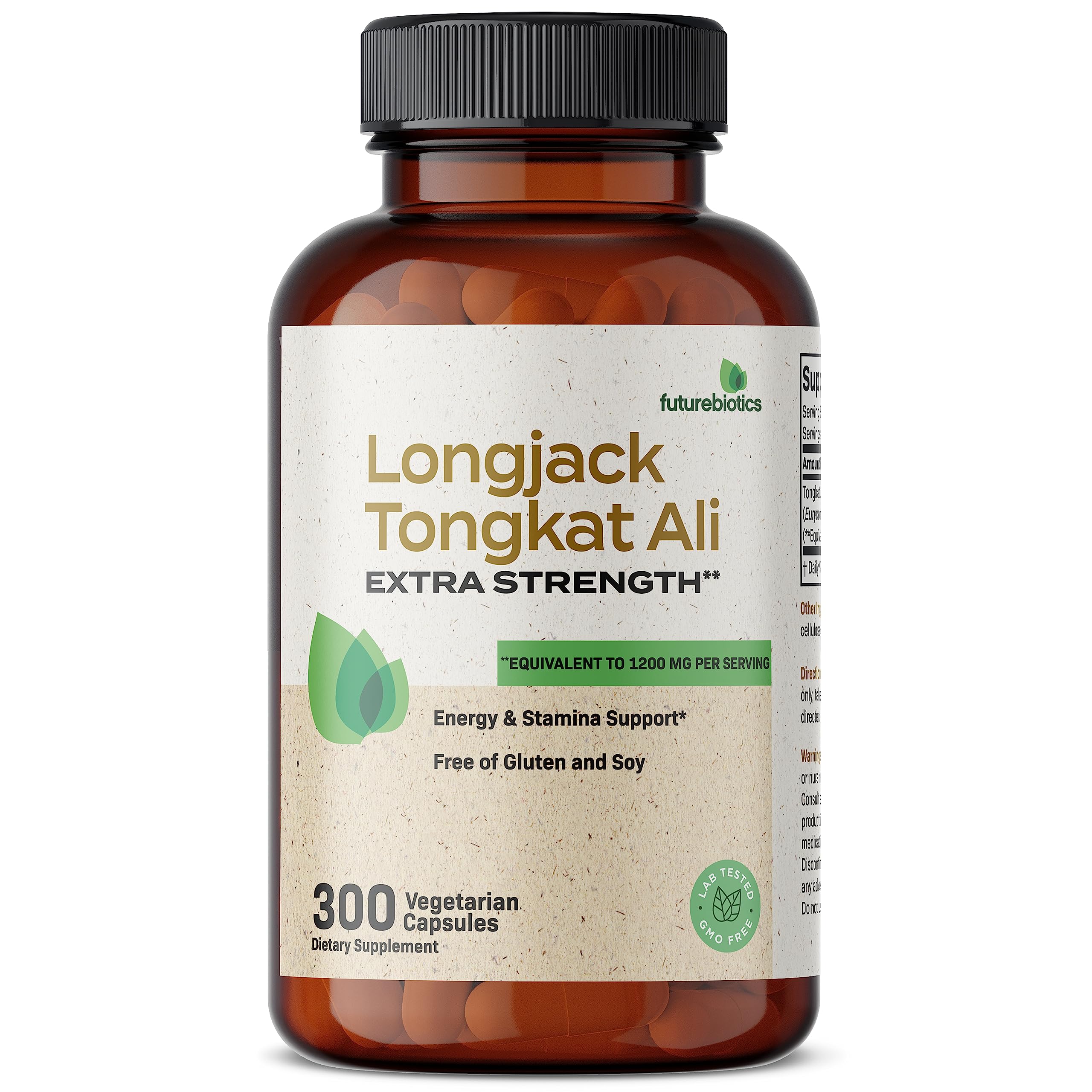 Foto 2 pulgar | Suplemento Futurebiotics Longjack Tongkat Ali 300 Cápsulas - Venta Internacional.