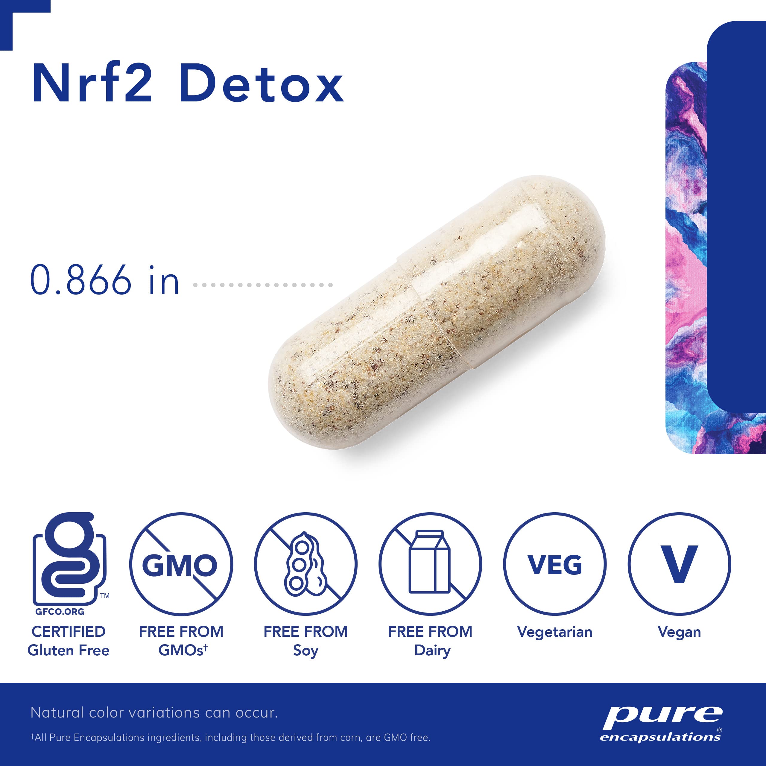 Foto 4 pulgar | Suplemento Pure Encapsulations Nrf2 Detox 60 Cápsulas - Venta Internacional.