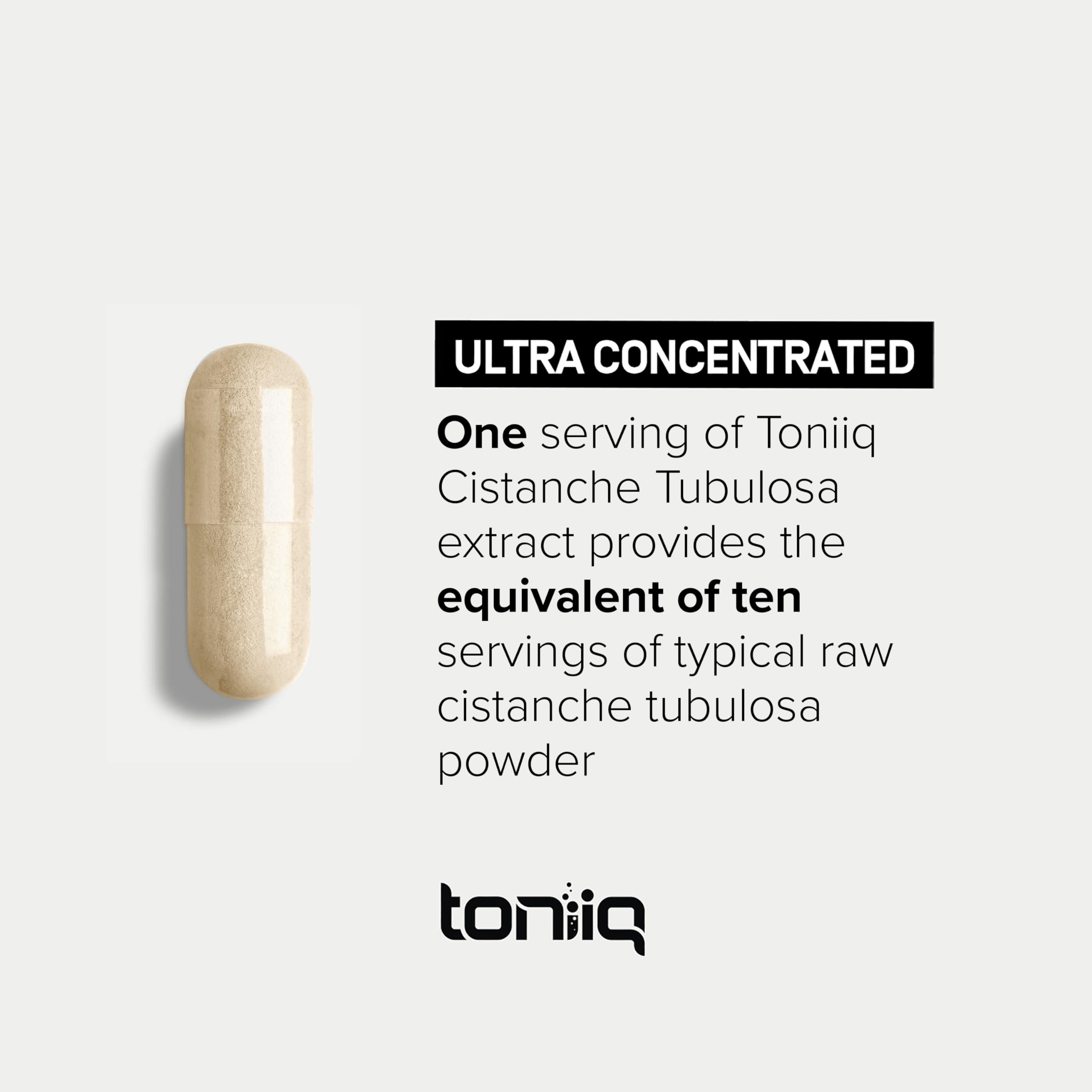 Foto 5 | Suplemento Toniiq Cistanche Tubulosa 4000 Mg Para Hombre 60 Cápsulas - Venta Internacional.