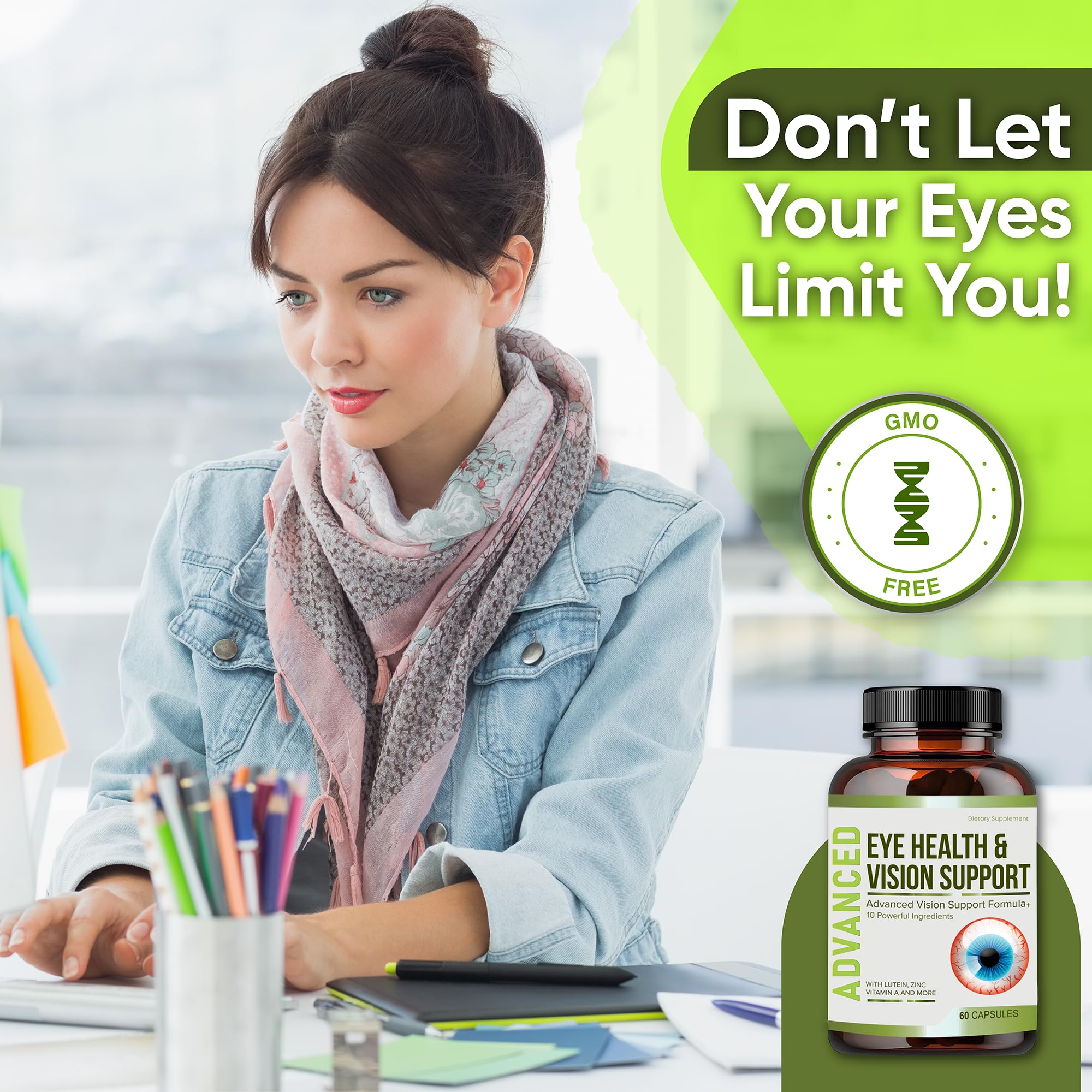 Foto 4 | Suplementos Para La Salud Ocular Y El Apoyo Visual Nutrapro Adults - Venta Internacional.