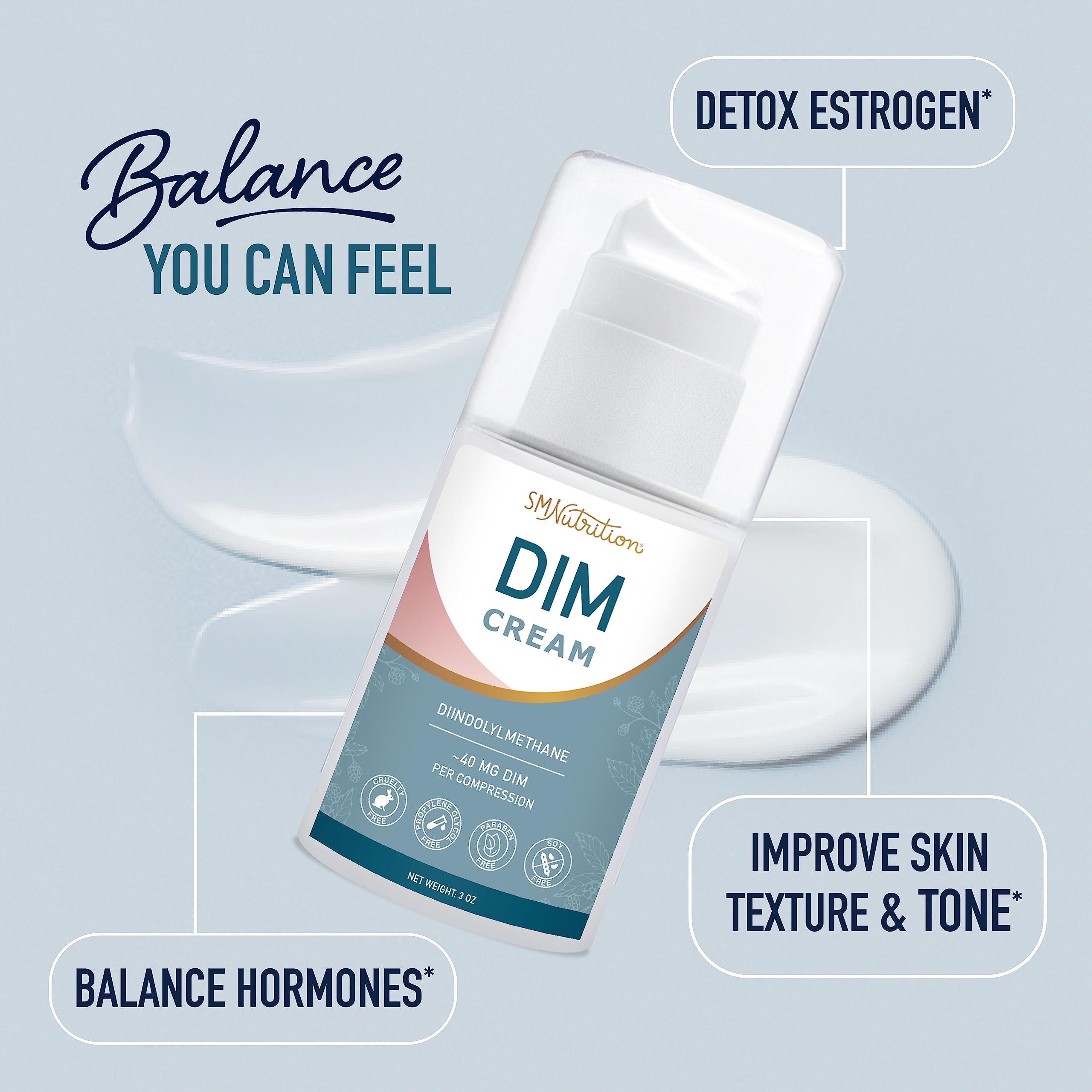 Foto 3 | Crema Suplementaria Smnutrition Dim Hormone Balance Women - Venta Internacional.