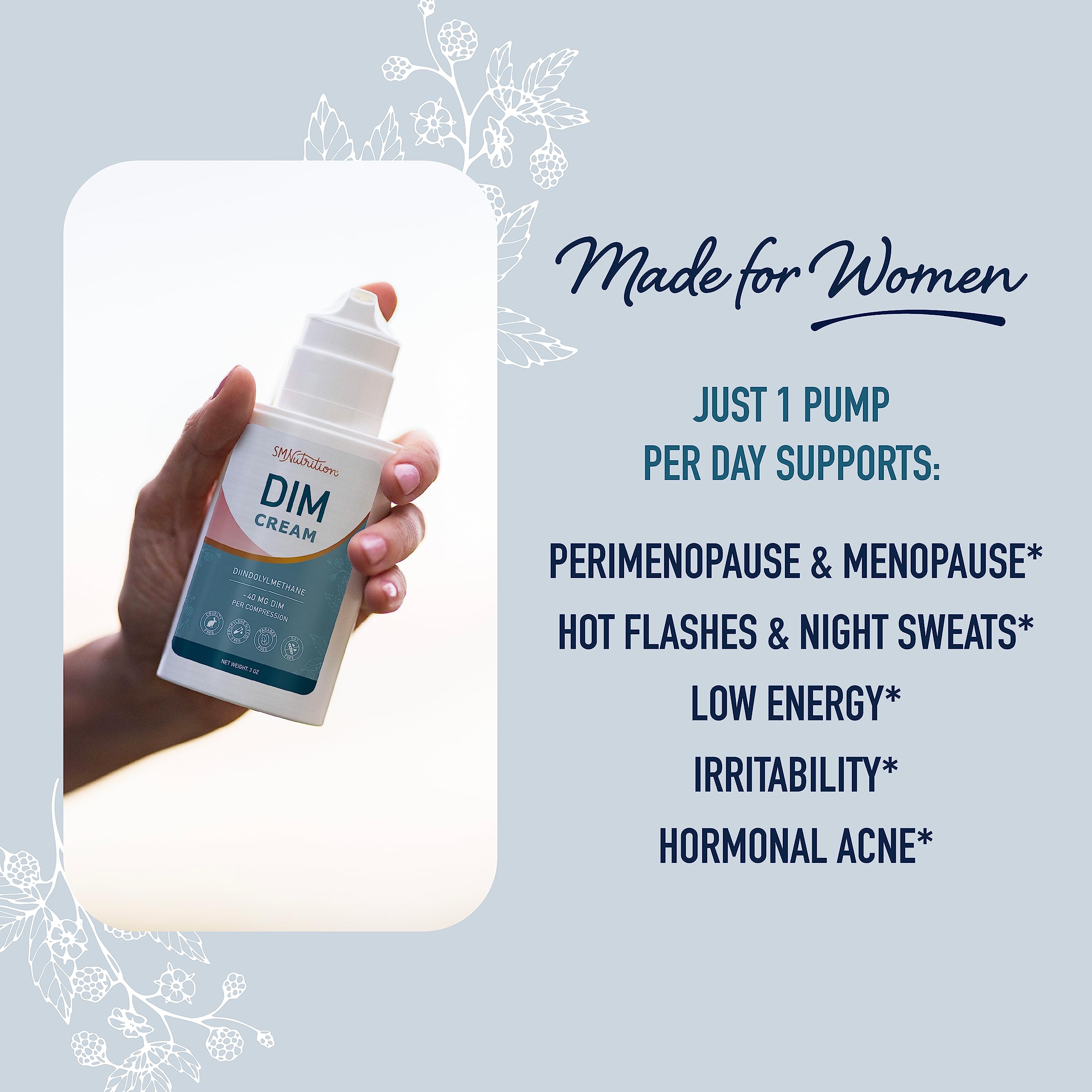 Foto 5 | Crema Suplementaria Smnutrition Dim Hormone Balance Women - Venta Internacional.