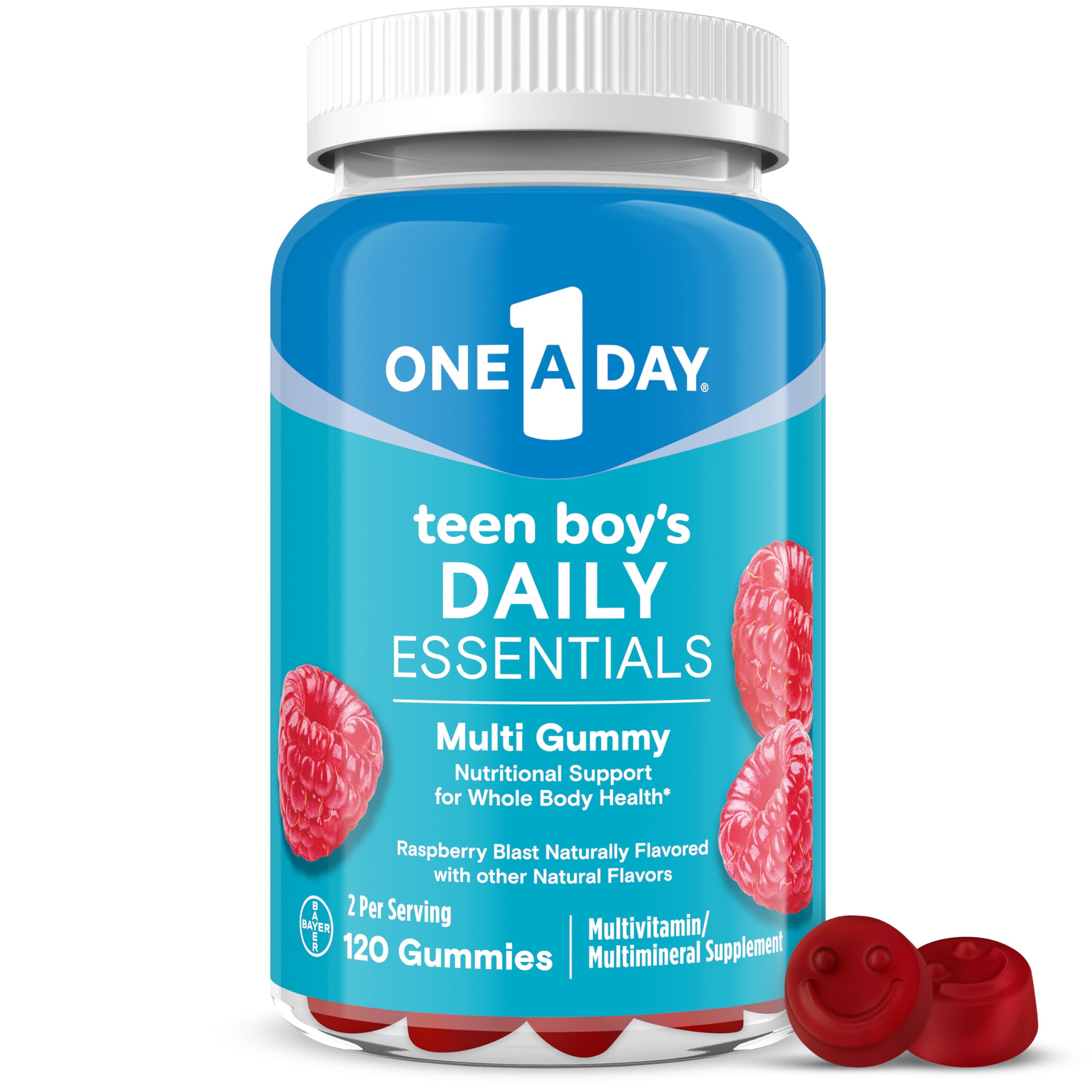 Foto 2 pulgar | Gomitas Multivitamínicas One A Day Teen Boy's 120 Raspberry - Venta Internacional.