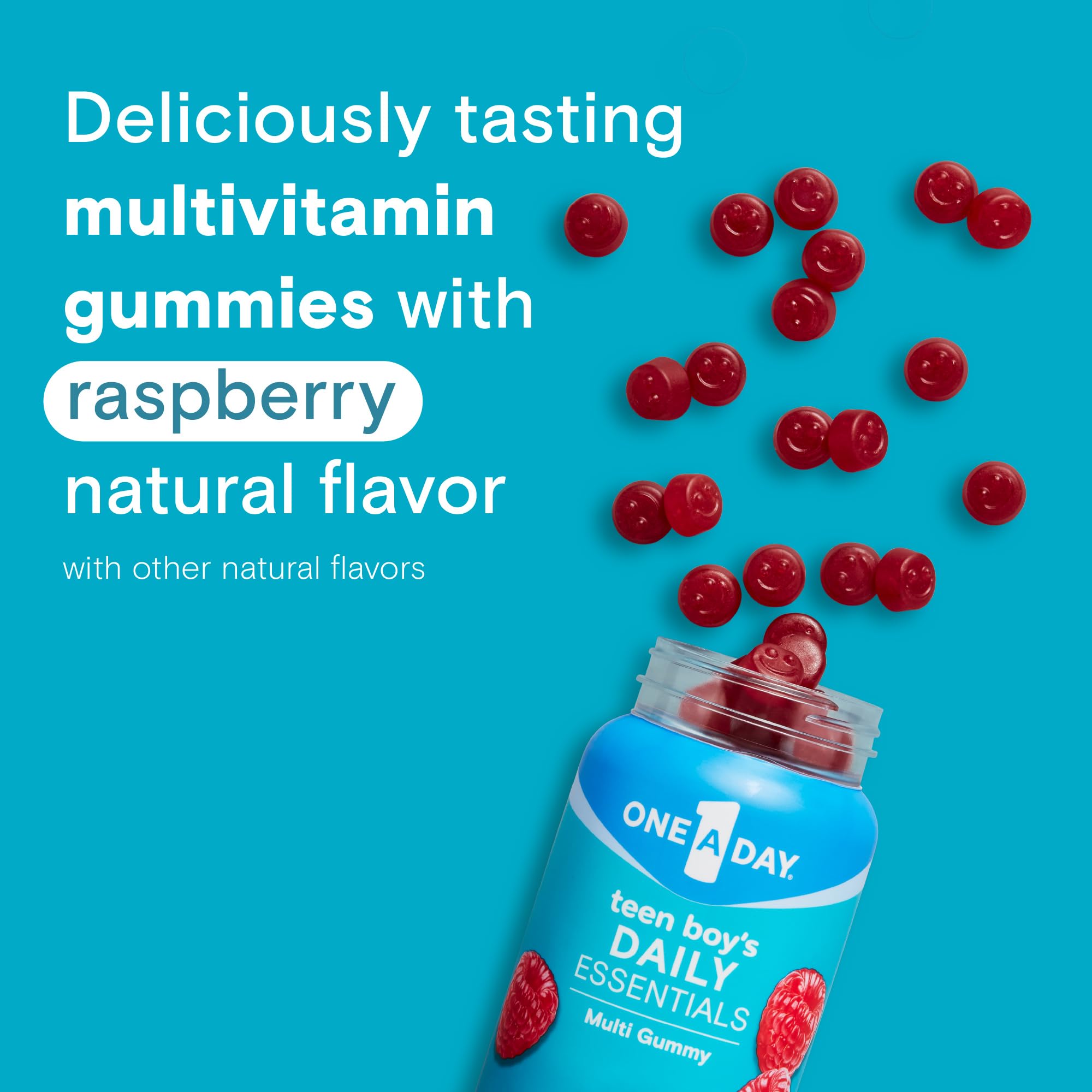 Foto 5 | Gomitas Multivitamínicas One A Day Teen Boy's 120 Raspberry - Venta Internacional.