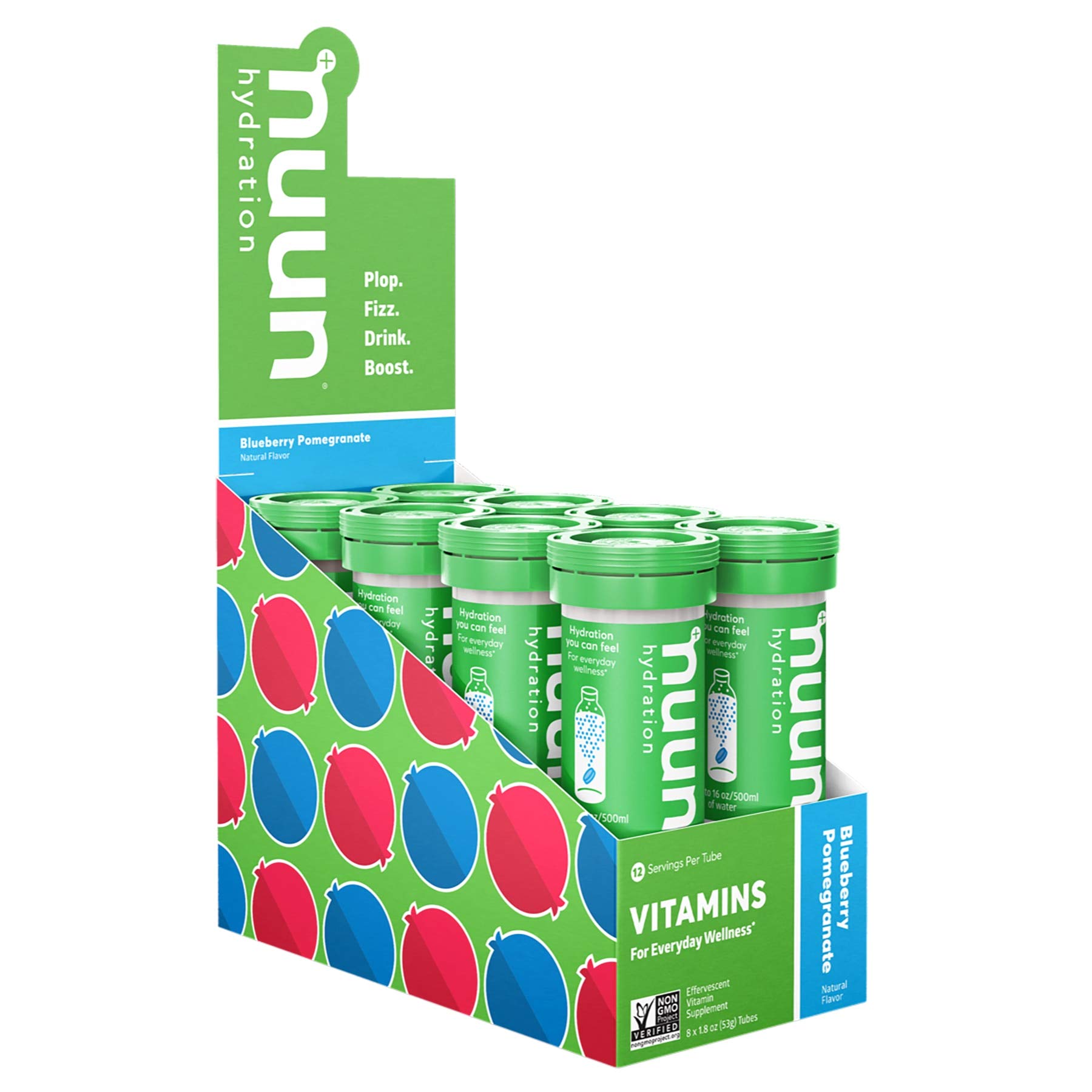 Foto 1 | Tabletas Electrolíticas Nuun Hydration Vitaminas Blueberry 8x96 - Venta Internacional.