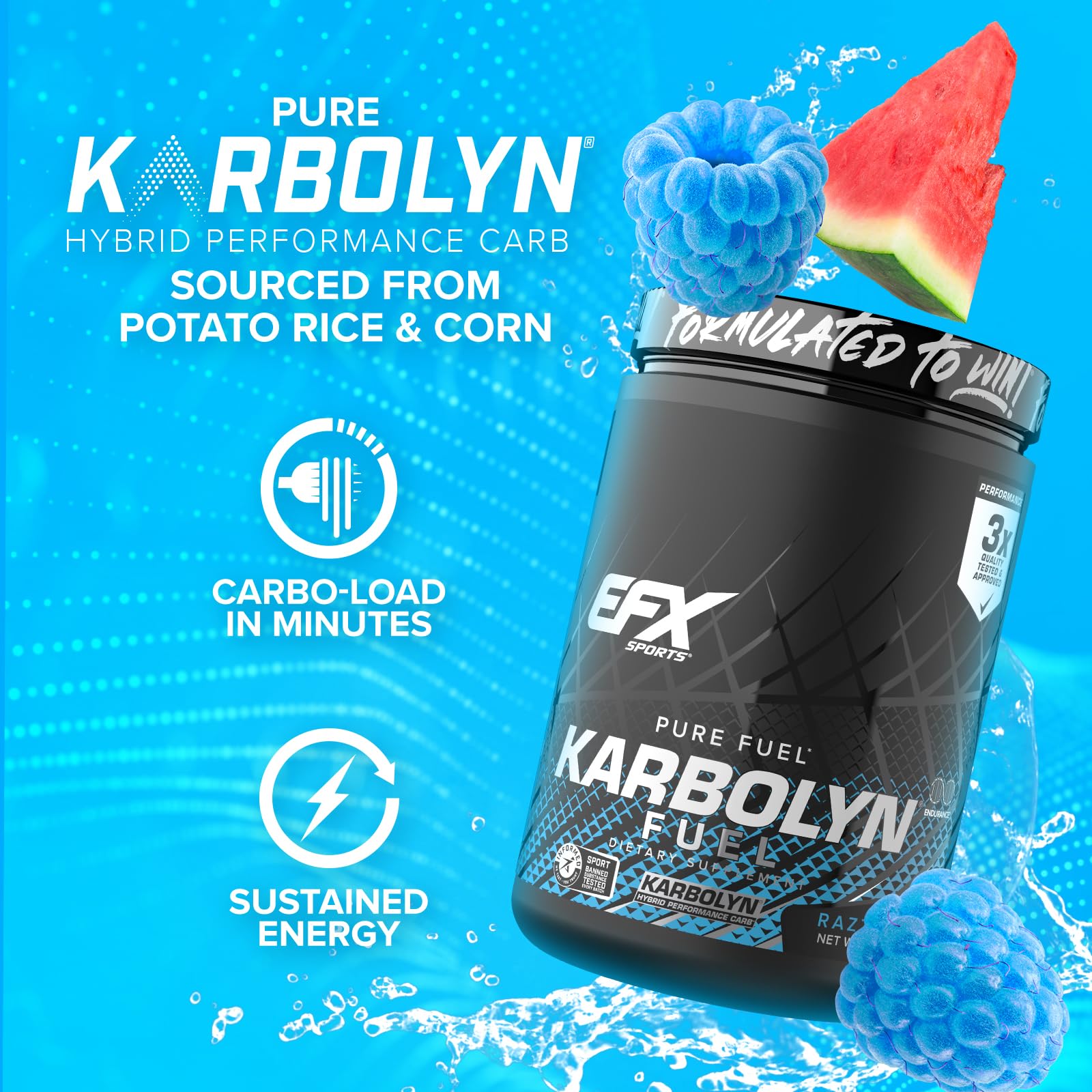 Foto 5 pulgar | Carbohidratos En Polvo Efx Sports Karbolyn Fuel 18 Porciones - Venta Internacional.