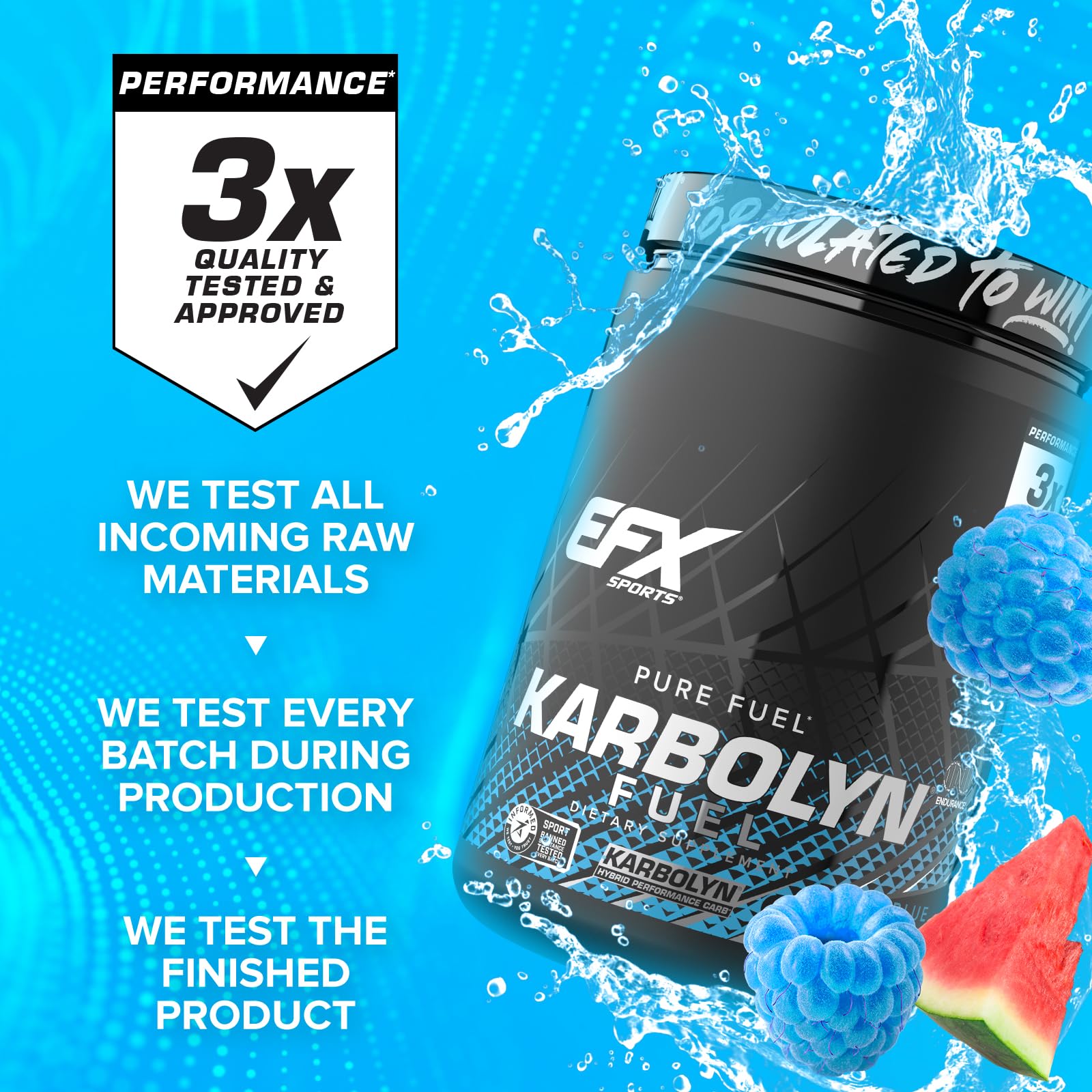 Foto 6 pulgar | Carbohidratos En Polvo Efx Sports Karbolyn Fuel 18 Porciones - Venta Internacional.