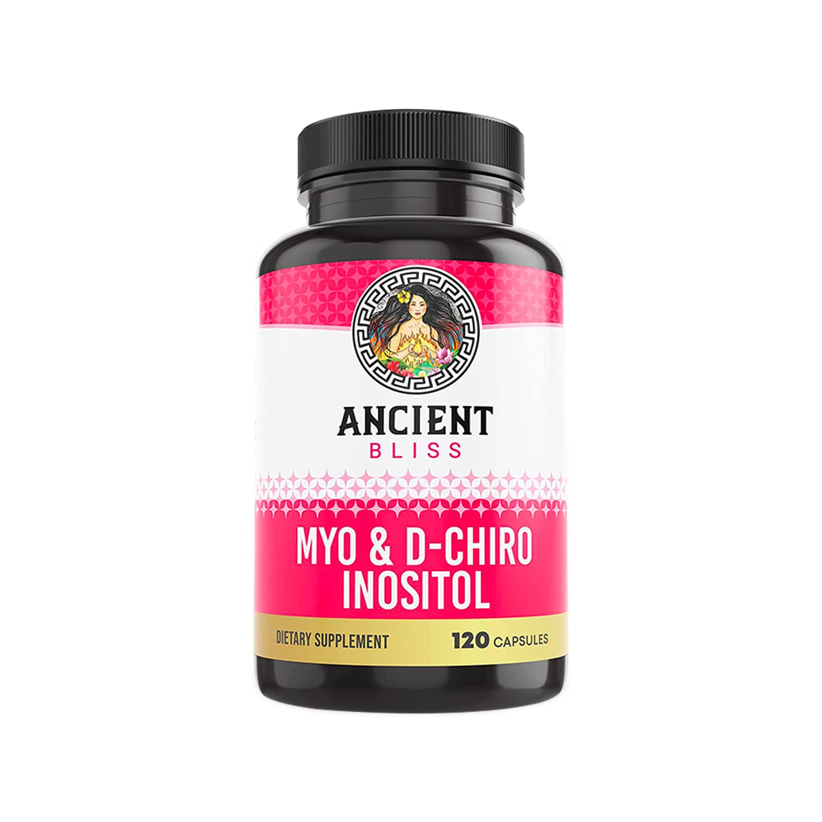 Foto 2 pulgar | Suplemento Ancient Bliss Myo & D-chiro Inositol 2050 Mg 120 Cápsulas - Venta Internacional.